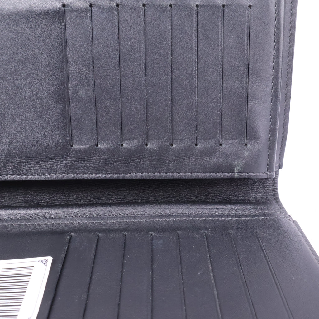 J2698 Louis Vuitton Wallet Brazza | Pre-Owned Like New Grey Damier Graphite canvas