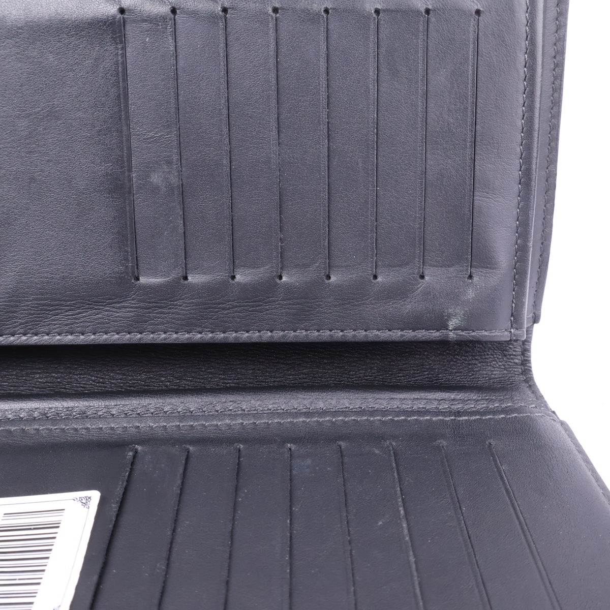 J2698 Louis Vuitton Wallet Brazza | Pre-Owned Like New Grey Damier Graphite canvas