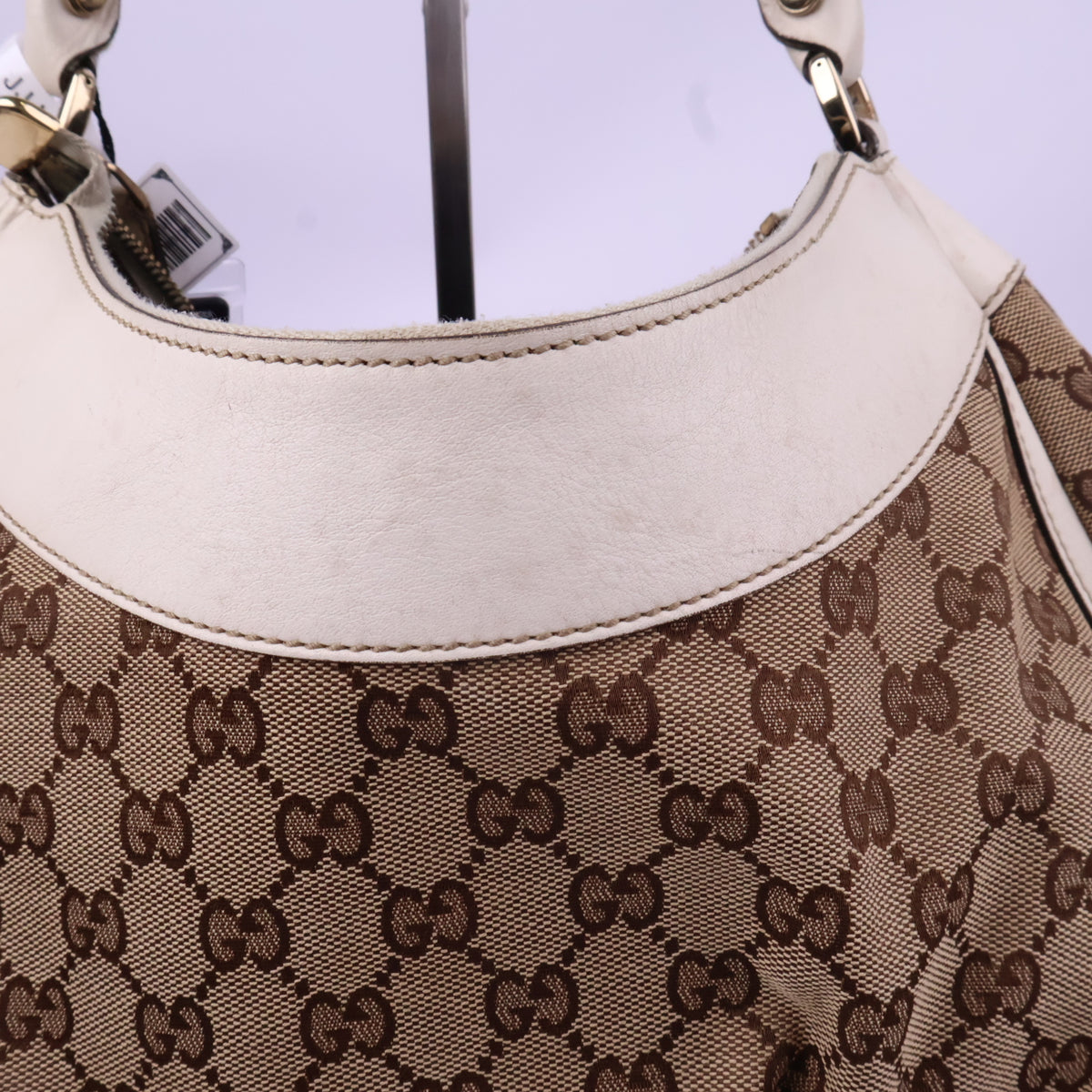J2723# Gucci Shoulder Bag GUCCI GG Canvas Abbey D Ring Shoulder Bag | Pre-Owned Like New Beige / Brown GG Monogram Canvas