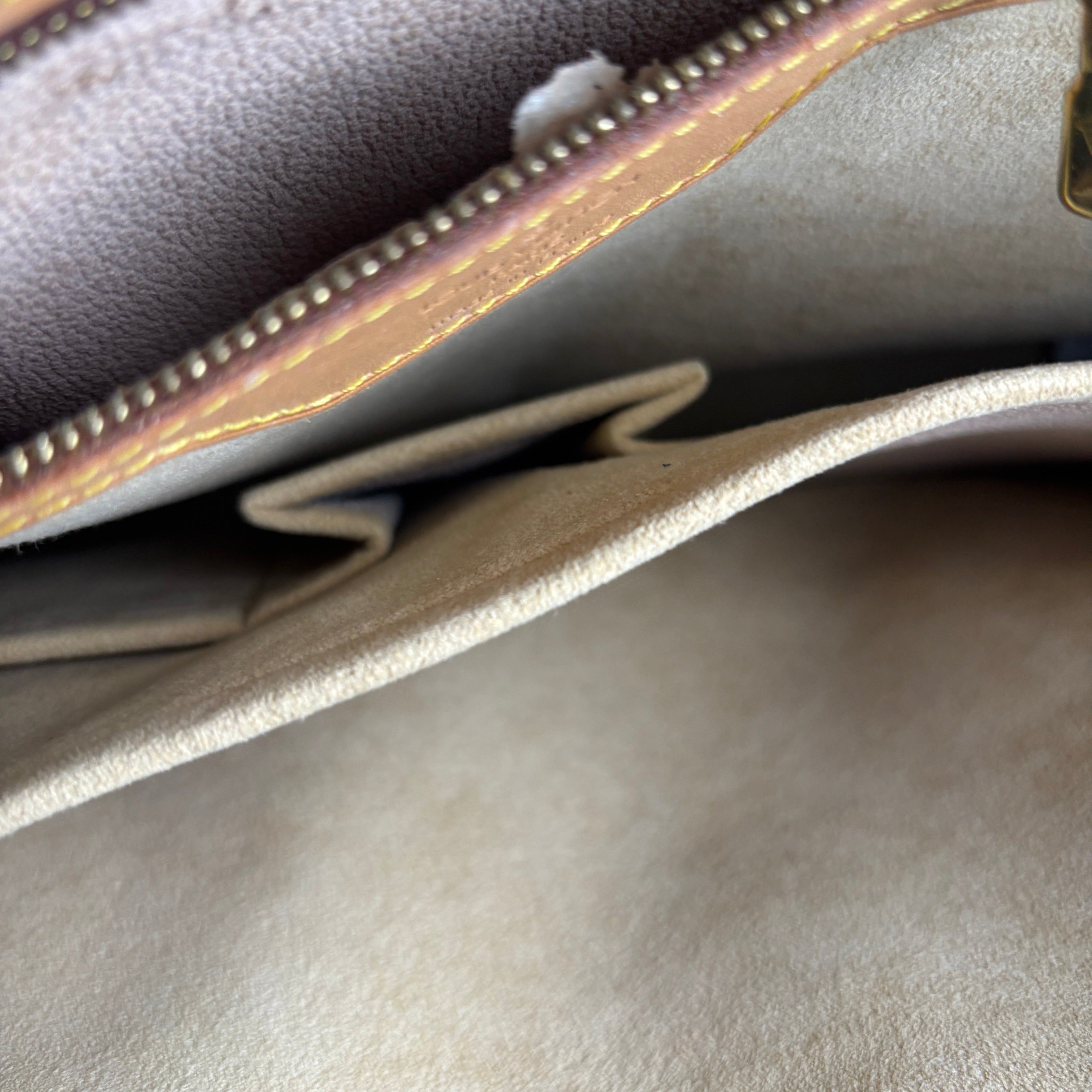 J3689-LOUIS VUITTON LUCO TOTE BAG BROWN- Pre Owned