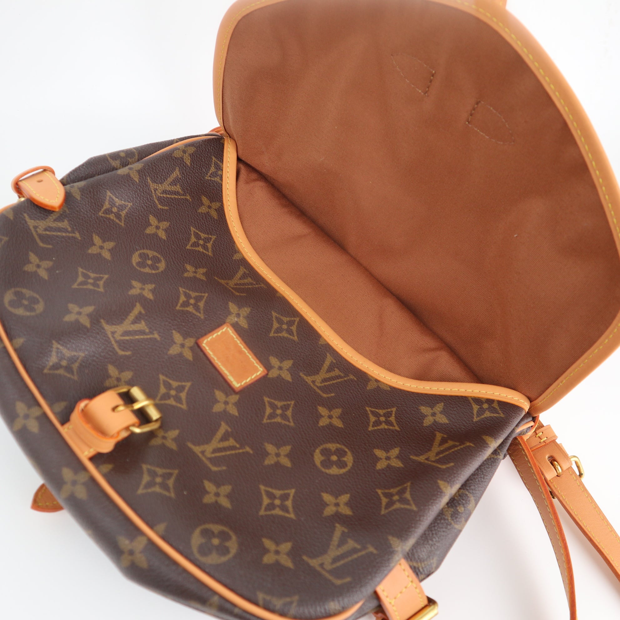 Louis Vuitton Monogram Canvas Saumur 30 Shoulder Bag C1742R | Pre-Owned Excellent Brown Monogram Canvas