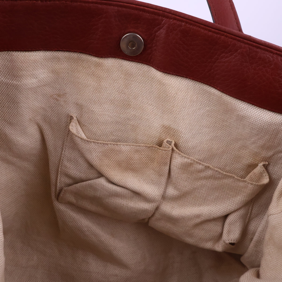 J2724 Gucci Top Handle Bag GUCCI GG Canvas Sukey Tote Bag | Pre-Owned Like New Beige / Brown GG Monogram Canvas