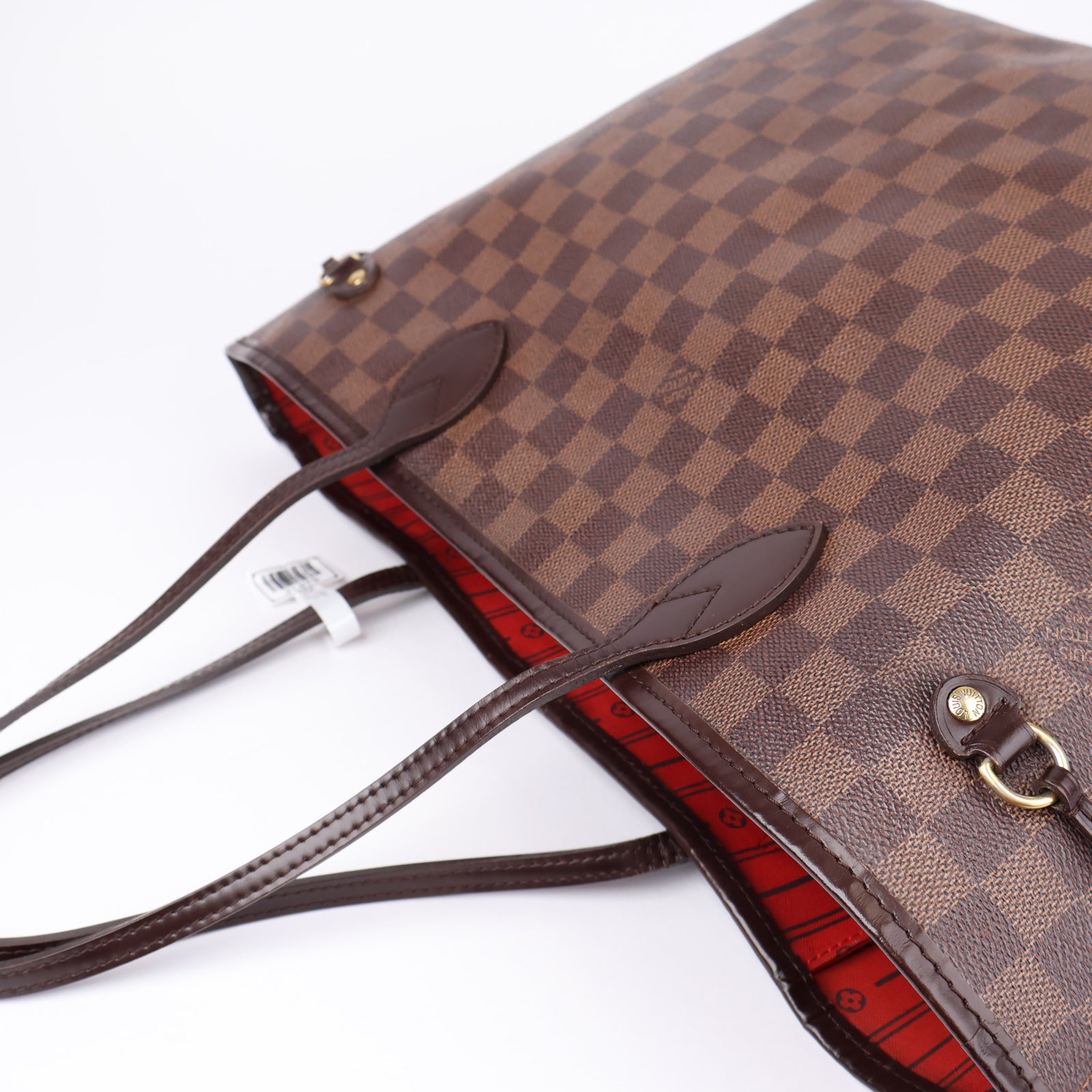 J1279 Louis Vuitton Neverfull MM Totebag Damier Ebene- Pre Owned