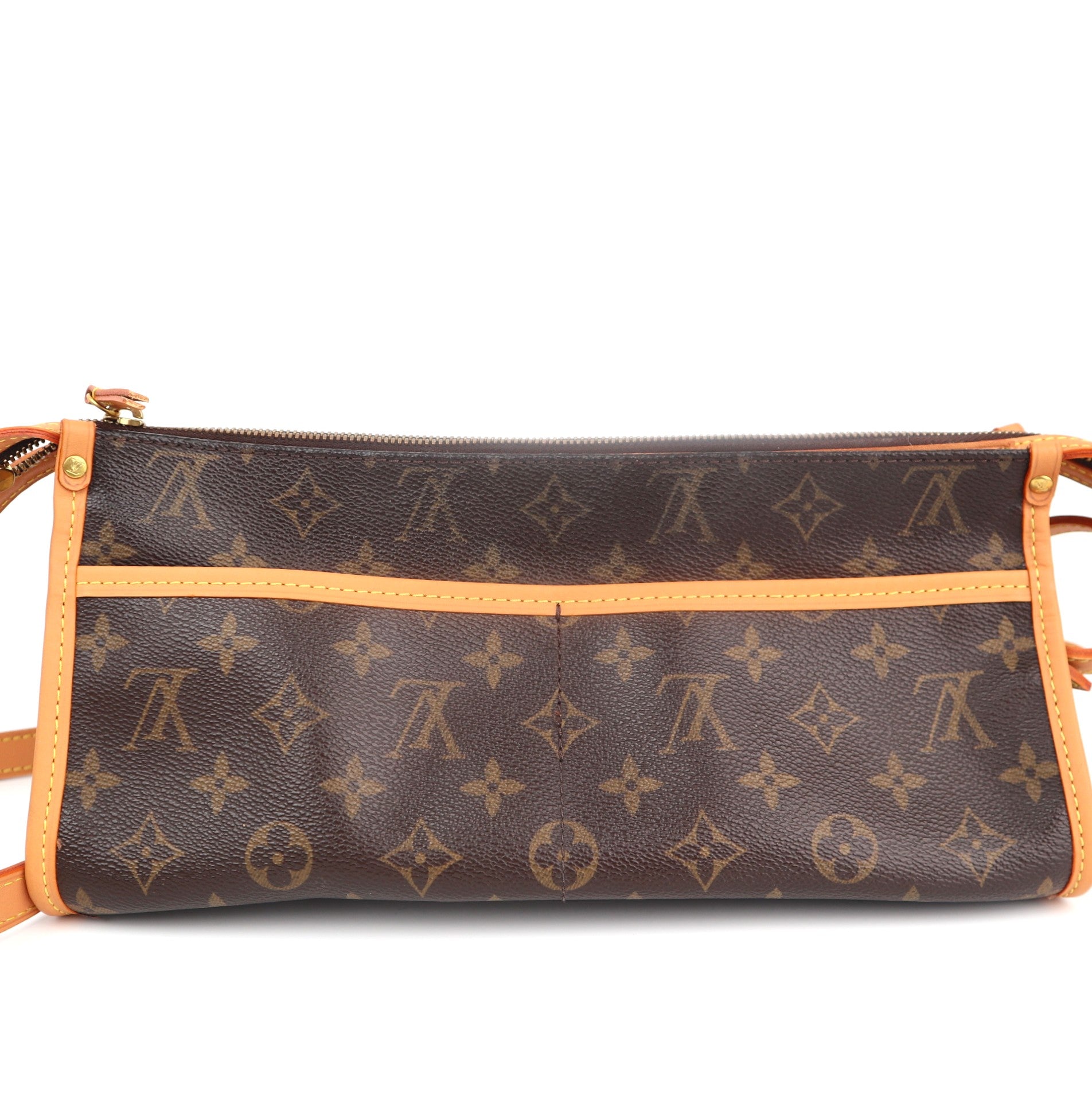 Louis Vuitton Monogram Canvas Popincourt Long Shoulder Bag C1744R | Pre-Owned Excellent Brown Monogram Canvas