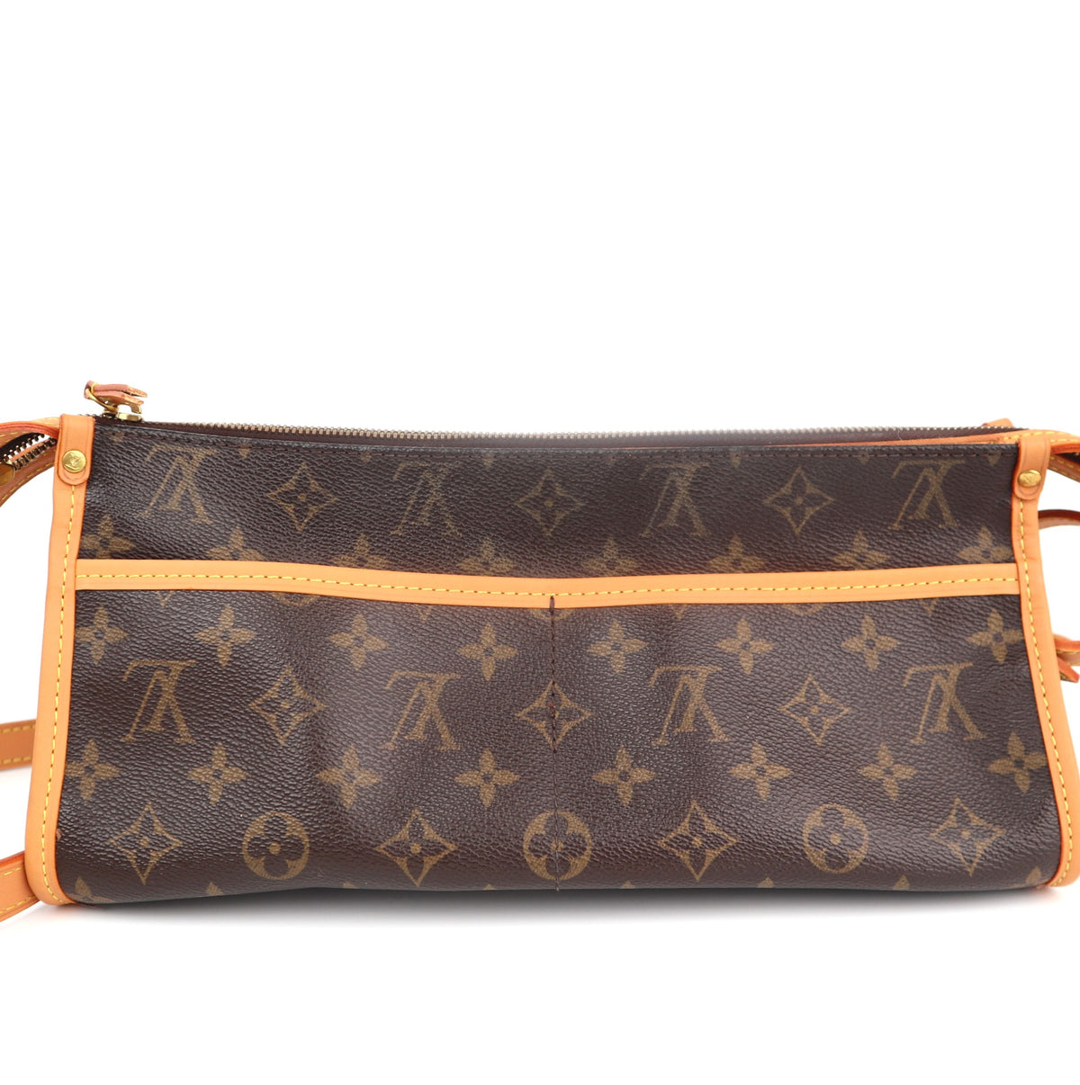 Louis Vuitton Monogram Canvas Popincourt Long Shoulder Bag C1744R | Pre-Owned Excellent Brown Monogram Canvas