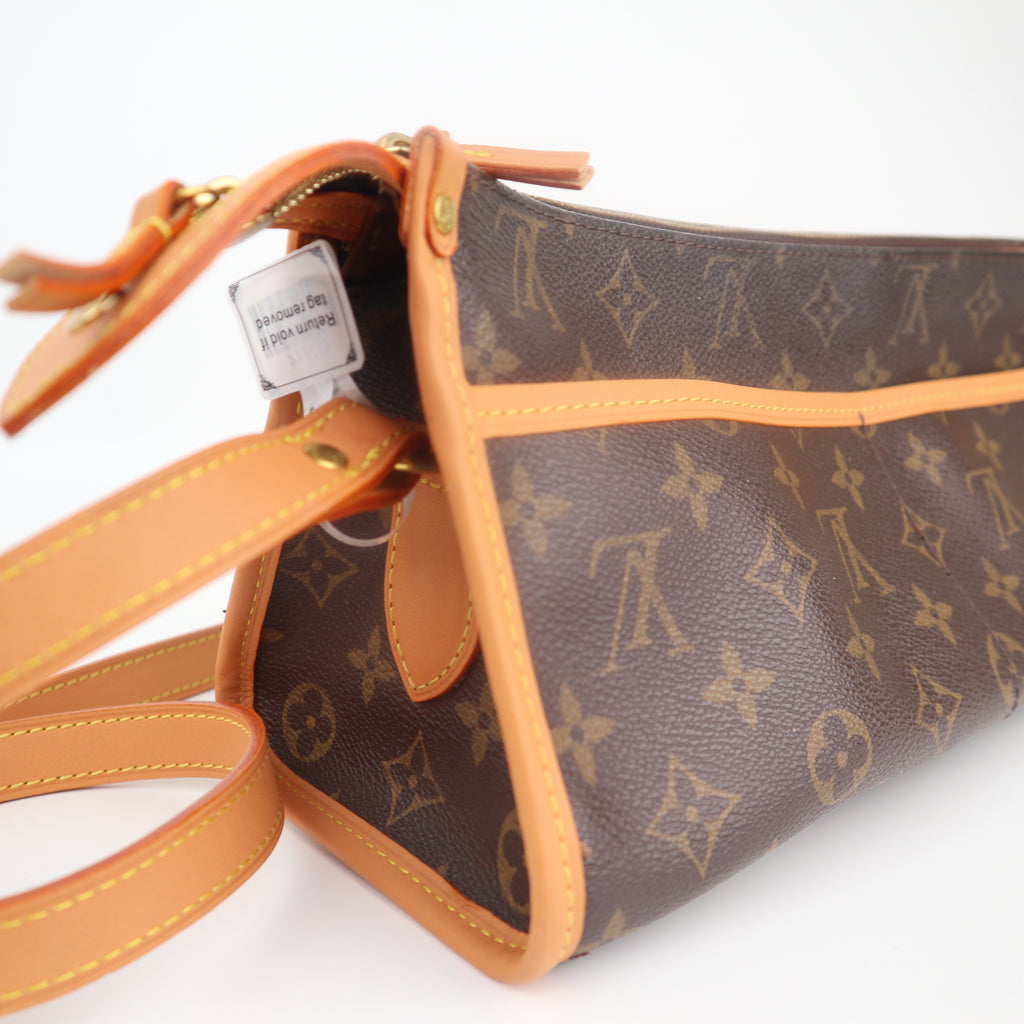 Louis Vuitton Monogram Canvas Popincourt Long Shoulder Bag C1744R | Pre-Owned Excellent Brown Monogram Canvas