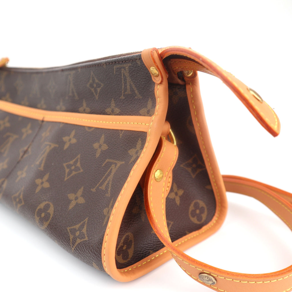 Louis Vuitton Monogram Canvas Popincourt Long Shoulder Bag C1744R | Pre-Owned Excellent Brown Monogram Canvas