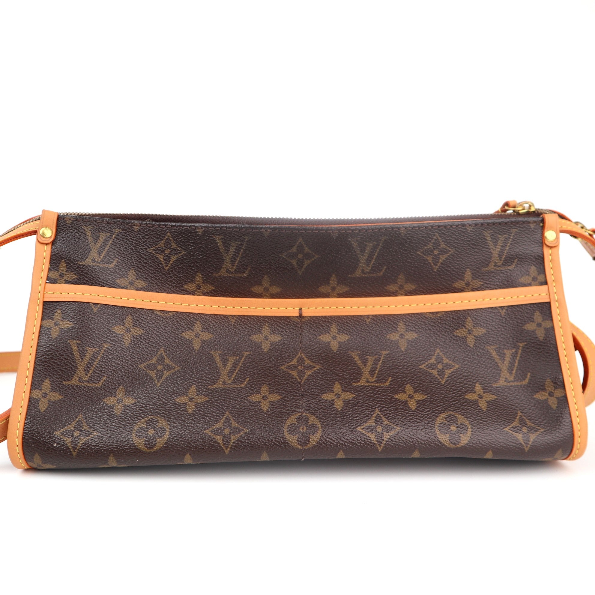 Louis Vuitton Monogram Canvas Popincourt Long Shoulder Bag C1744R | Pre-Owned Excellent Brown Monogram Canvas
