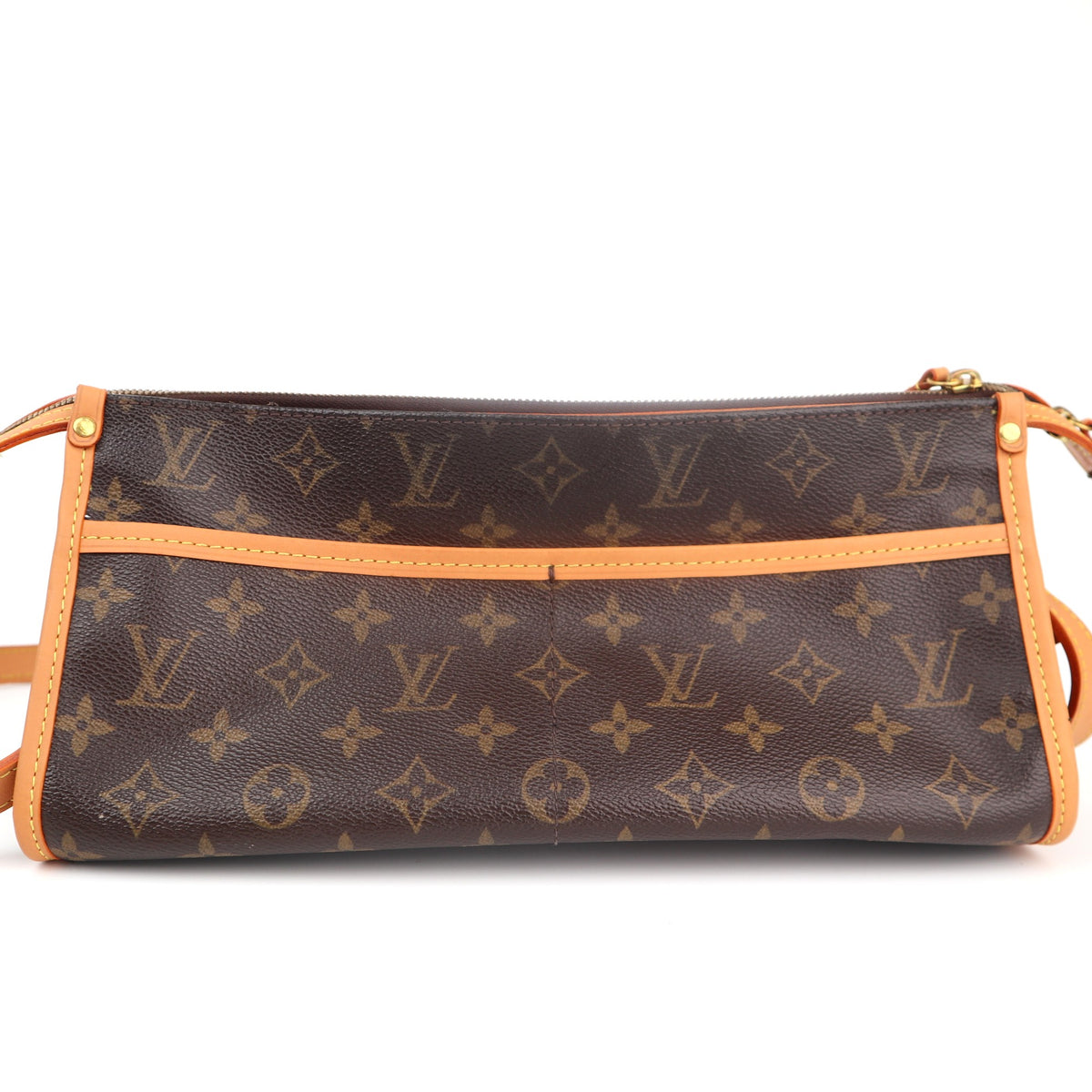 Louis Vuitton Monogram Canvas Popincourt Long Shoulder Bag C1744R | Pre-Owned Excellent Brown Monogram Canvas