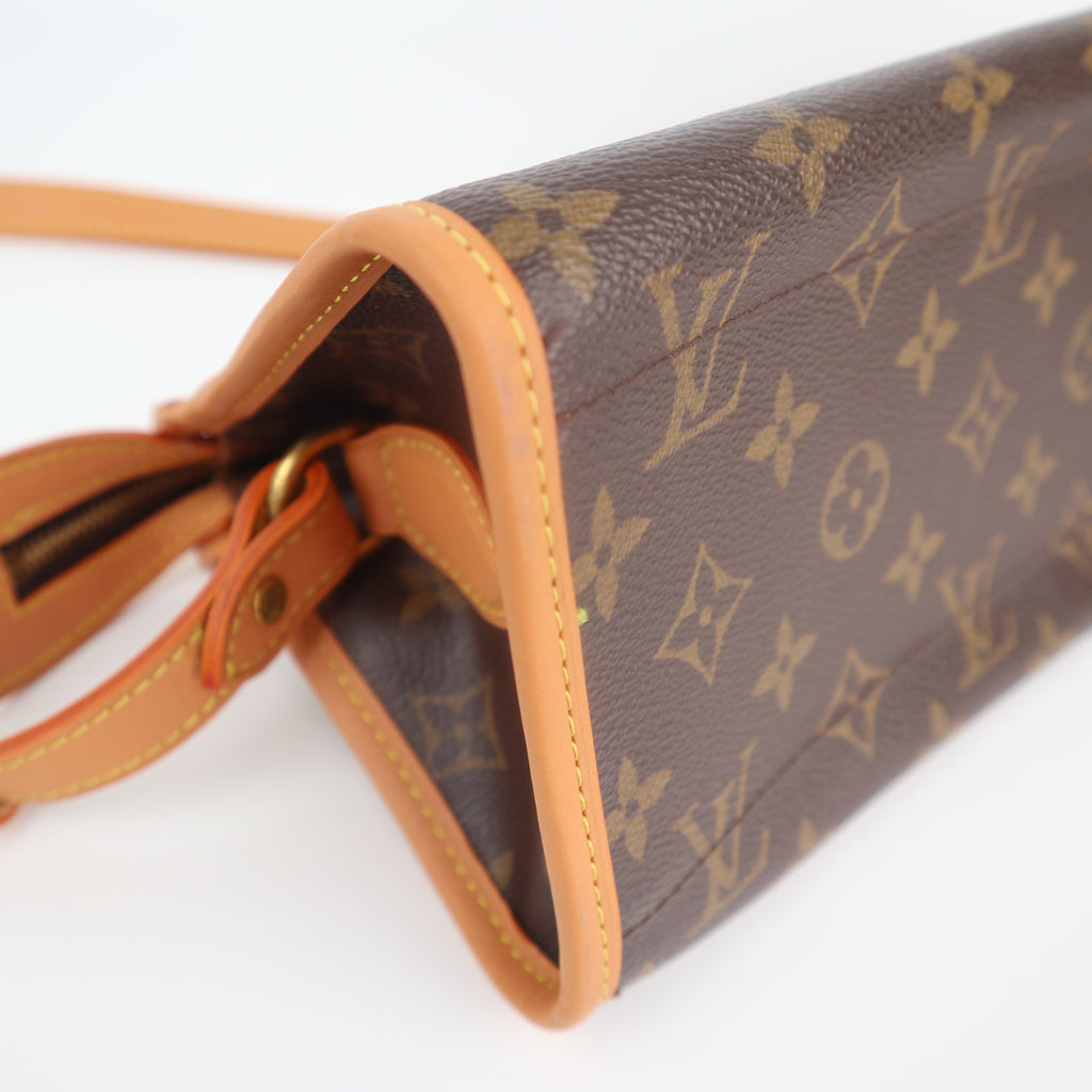 Louis Vuitton Monogram Canvas Popincourt Long Shoulder Bag C1744R | Pre-Owned Excellent Brown Monogram Canvas