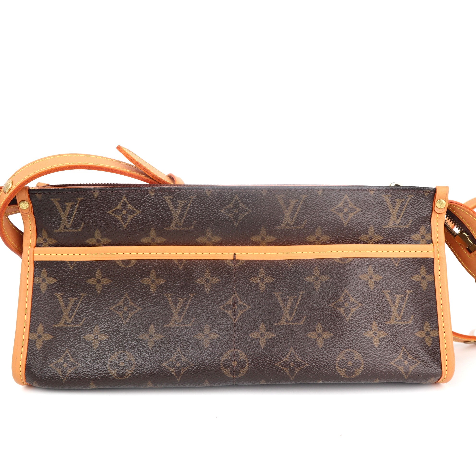 Louis Vuitton Monogram Canvas Popincourt Long Shoulder Bag C1745R | Pre-Owned Excellent Brown Monogram Canvas