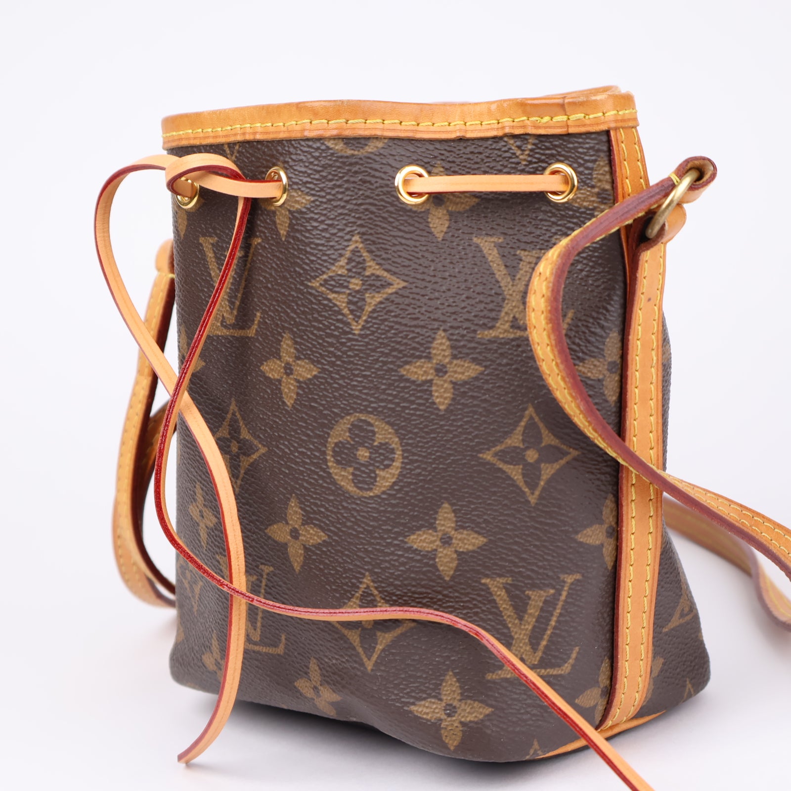 J1262 Louis Vuitton Monogram Coated Canvas Nano Noé- Pre Owned