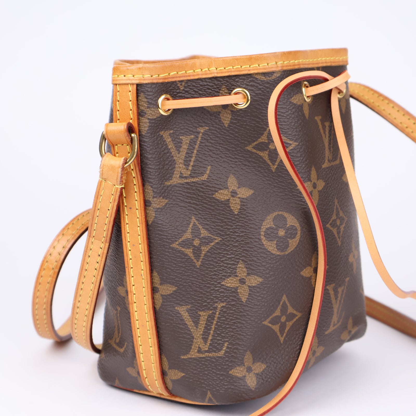 J1262 Louis Vuitton Monogram Coated Canvas Nano Noé- Pre Owned
