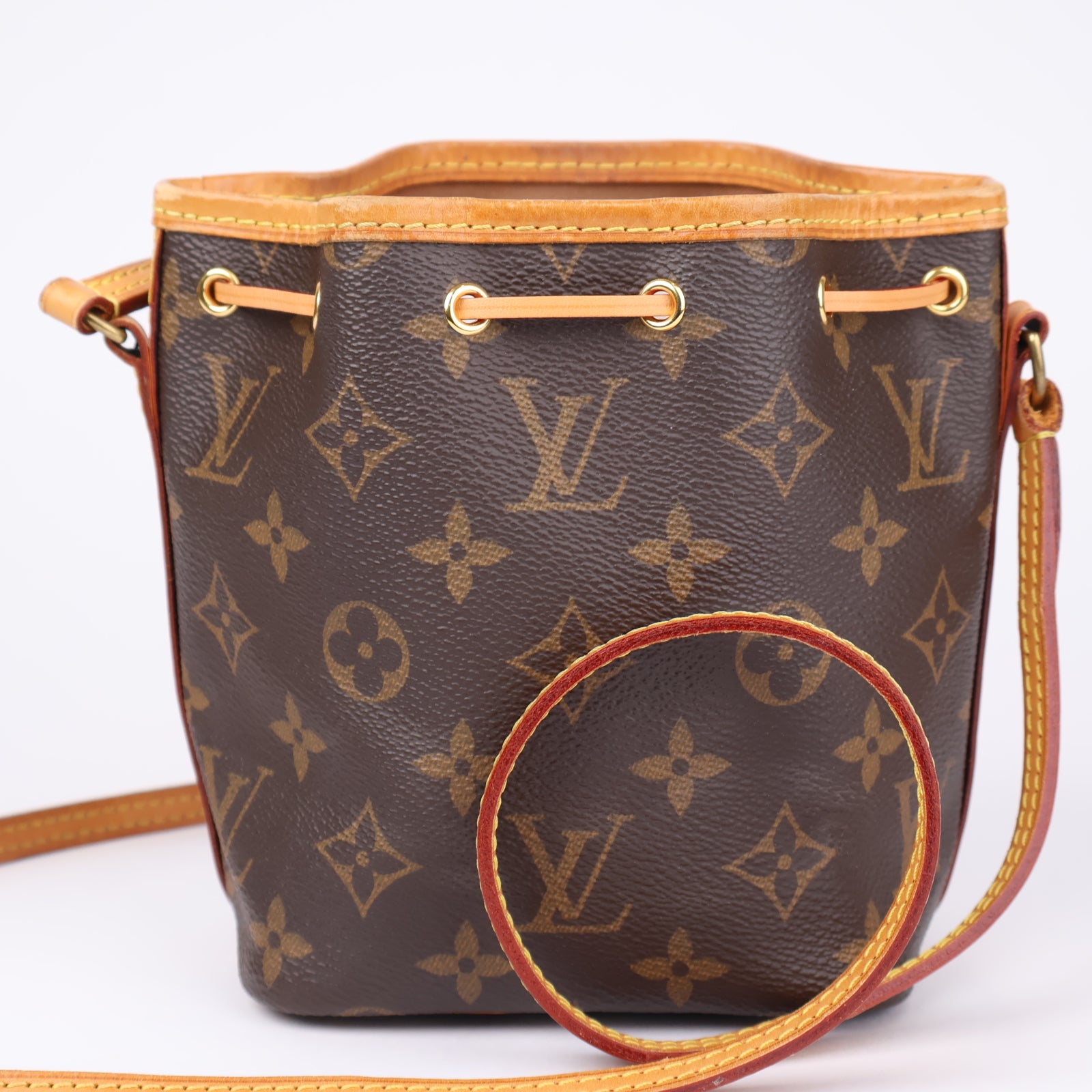 J1262 Louis Vuitton Monogram Coated Canvas Nano Noé- Pre Owned
