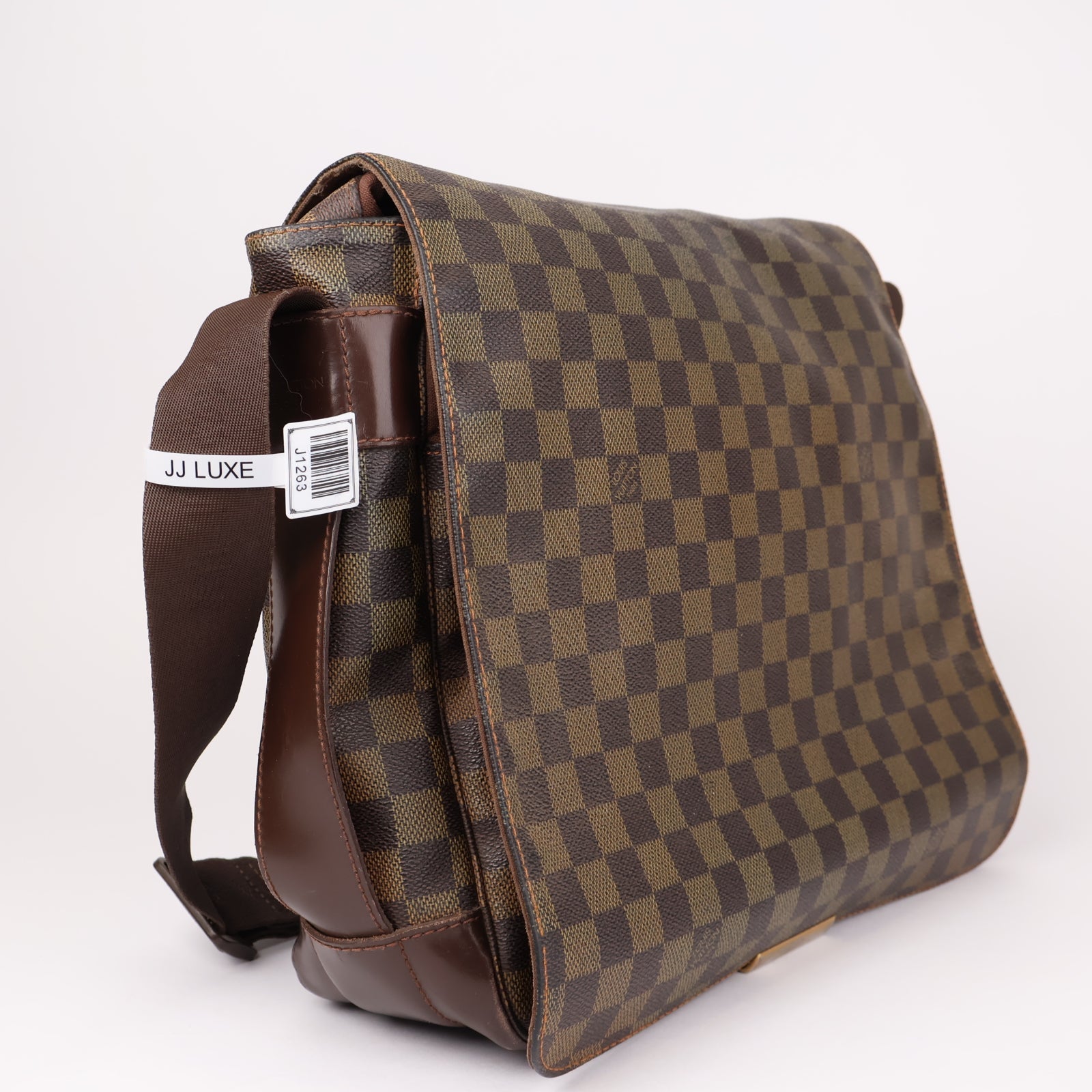 J1263 Louis Vuitton Bastille Messenger Bag Damier Ebene Canvas- Pre Owned