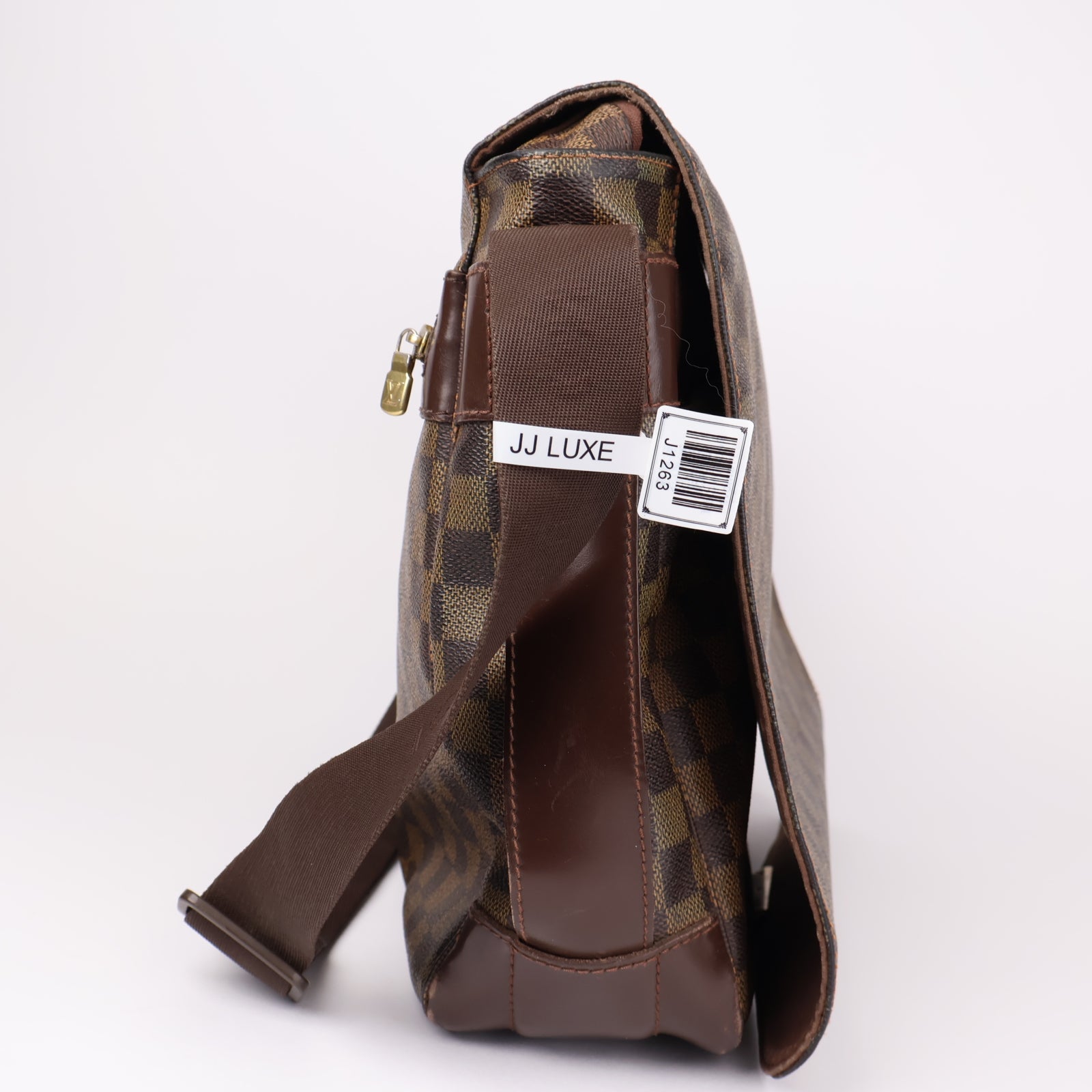 J1263 Louis Vuitton Bastille Messenger Bag Damier Ebene Canvas- Pre Owned
