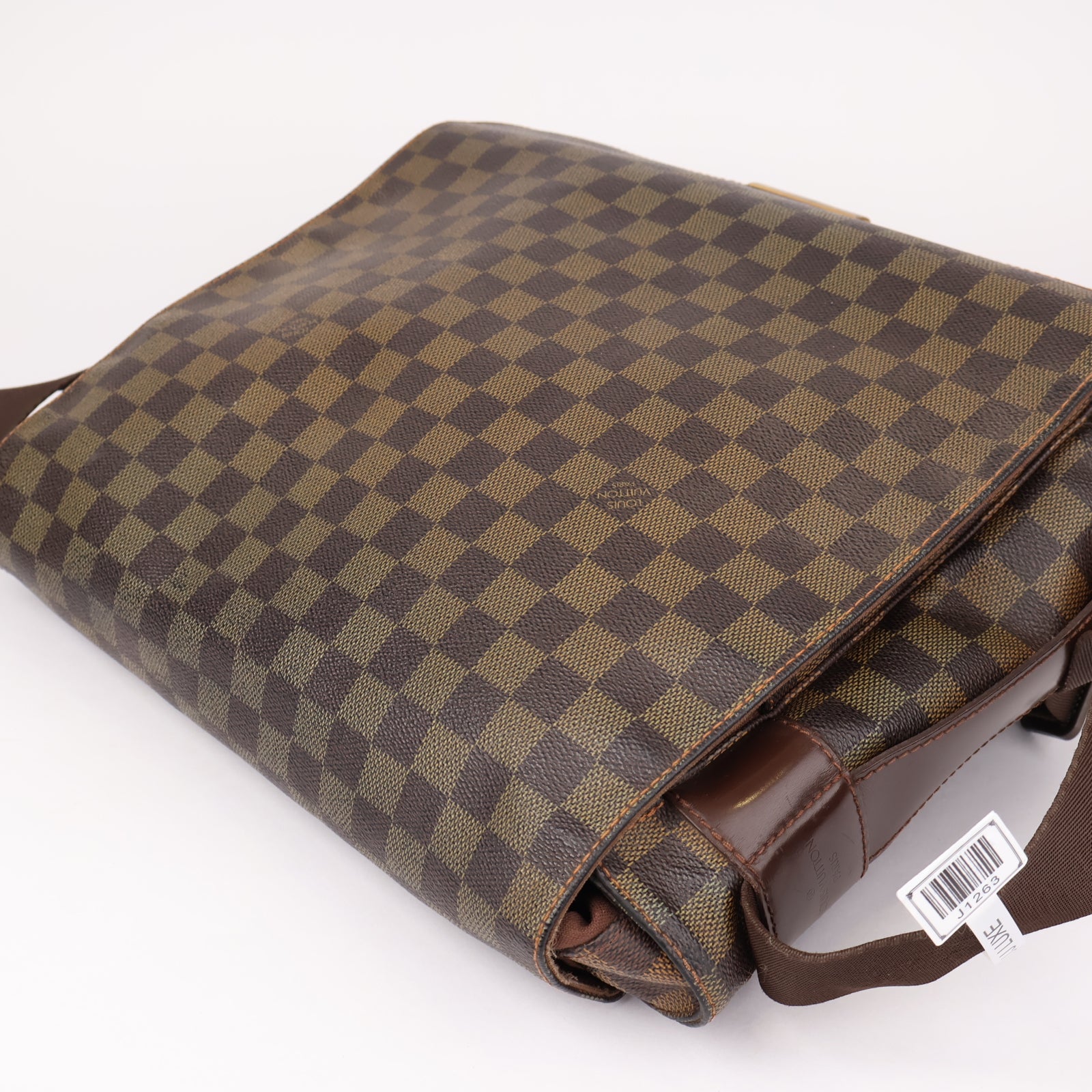 J1263 Louis Vuitton Bastille Messenger Bag Damier Ebene Canvas- Pre Owned