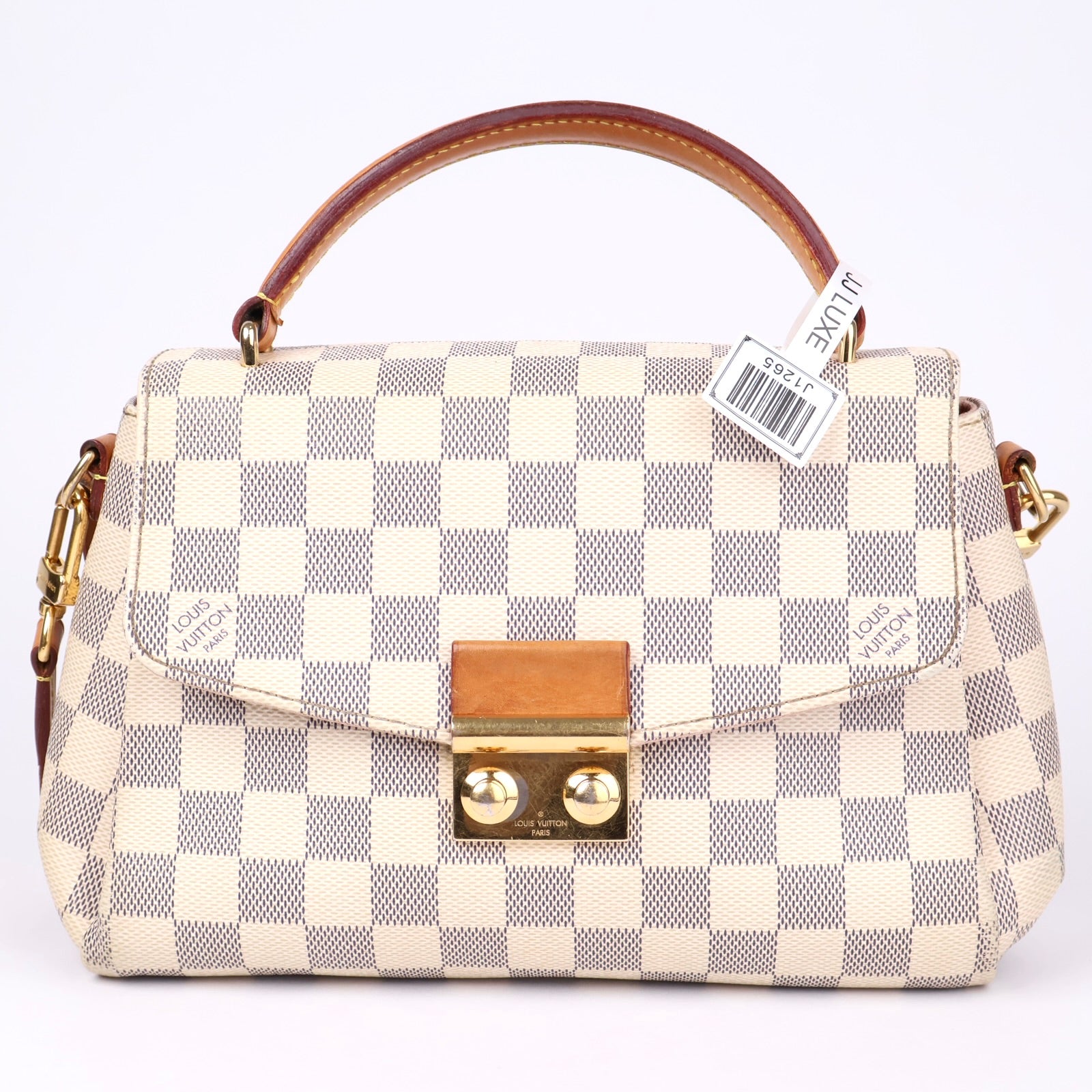 J1265 Louis Vuitton Croisette Handbag Damier- Pre Owned