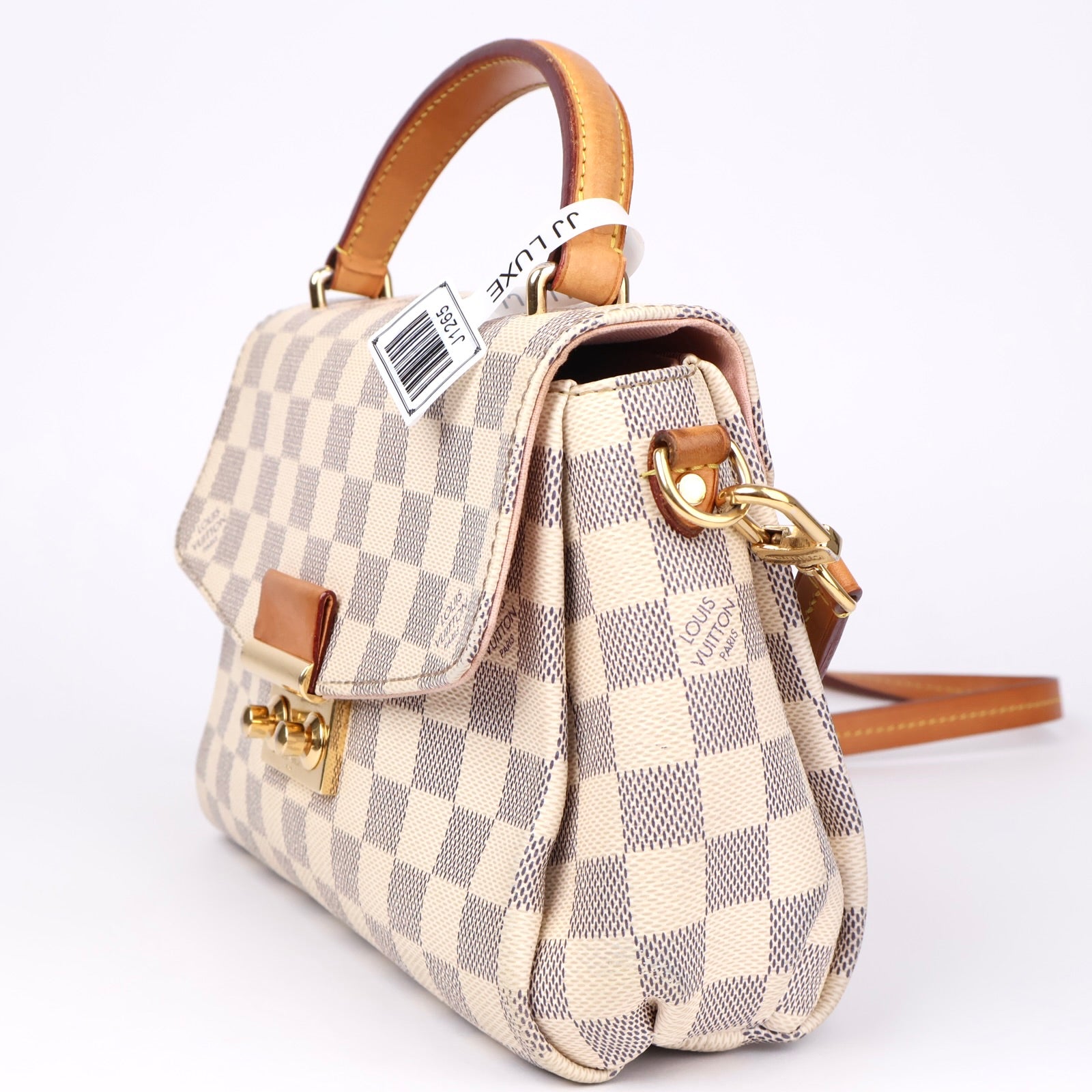 J1265 Louis Vuitton Croisette Handbag Damier- Pre Owned