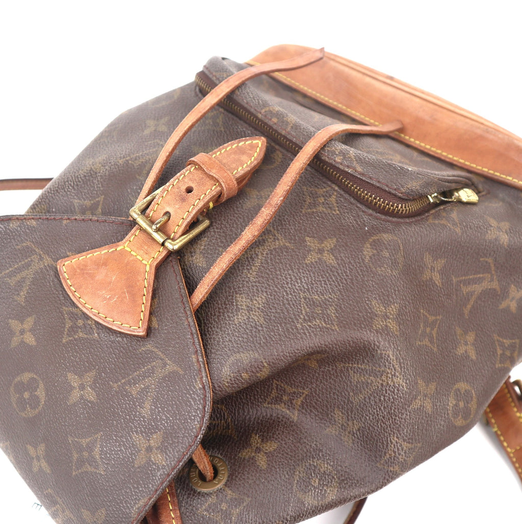 C1144# Louis Vuitton Monogram Montsouris MM Backpack-Pre Owned