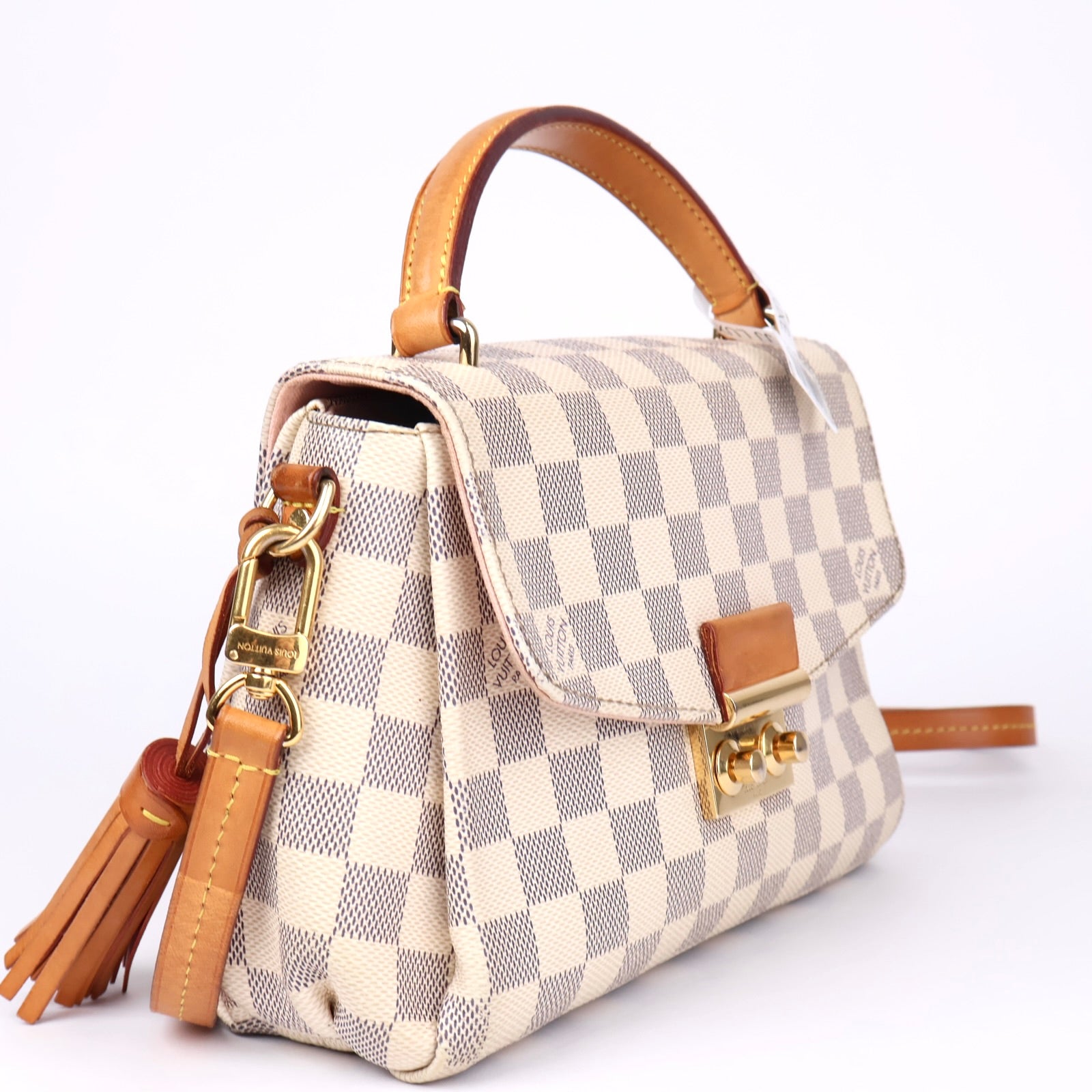 J1265 Louis Vuitton Croisette Handbag Damier- Pre Owned