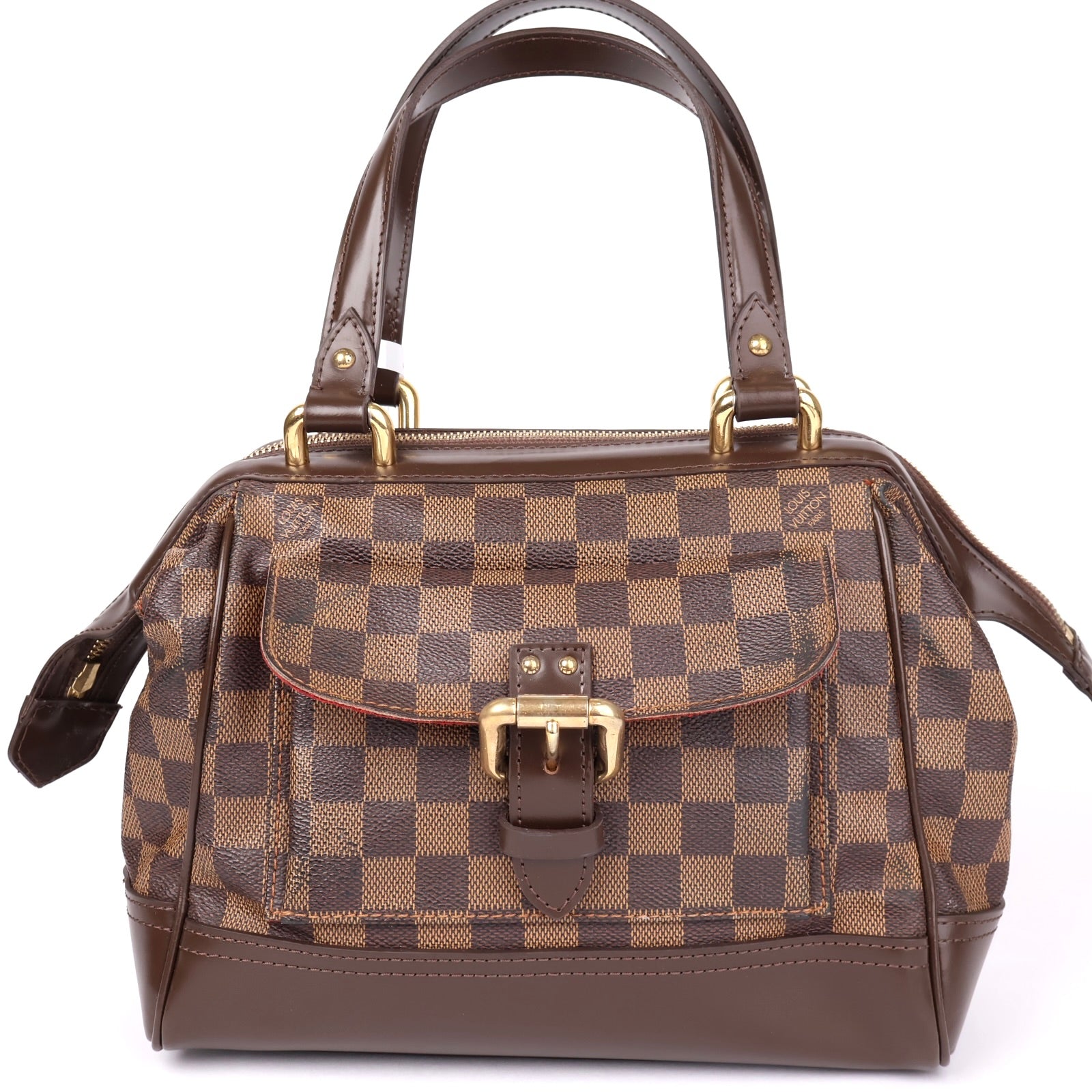 J1260 Louis Vuitton Handbag Damier Knightsbridge Ebene- Pre Owned