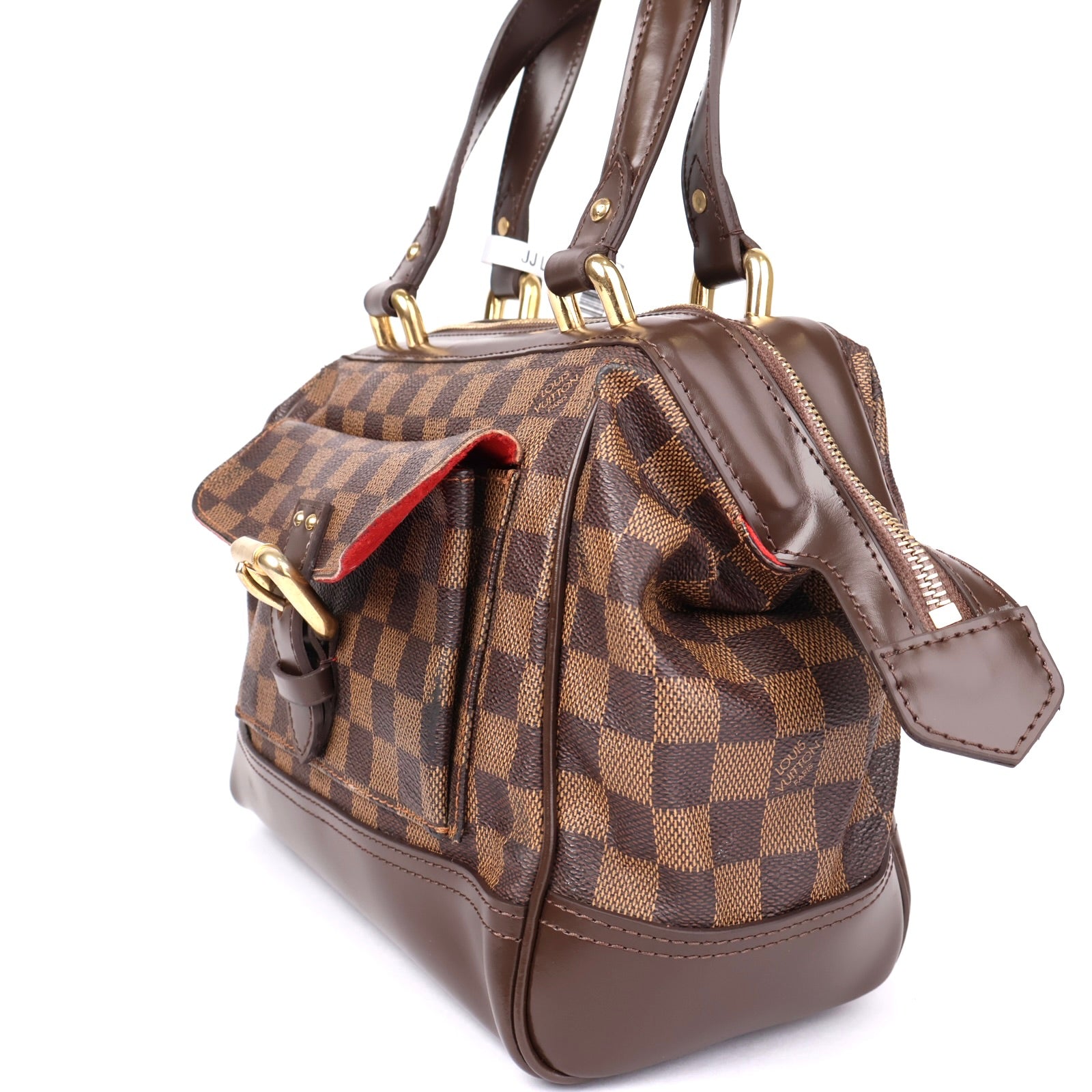 J1260 Louis Vuitton Handbag Damier Knightsbridge Ebene- Pre Owned