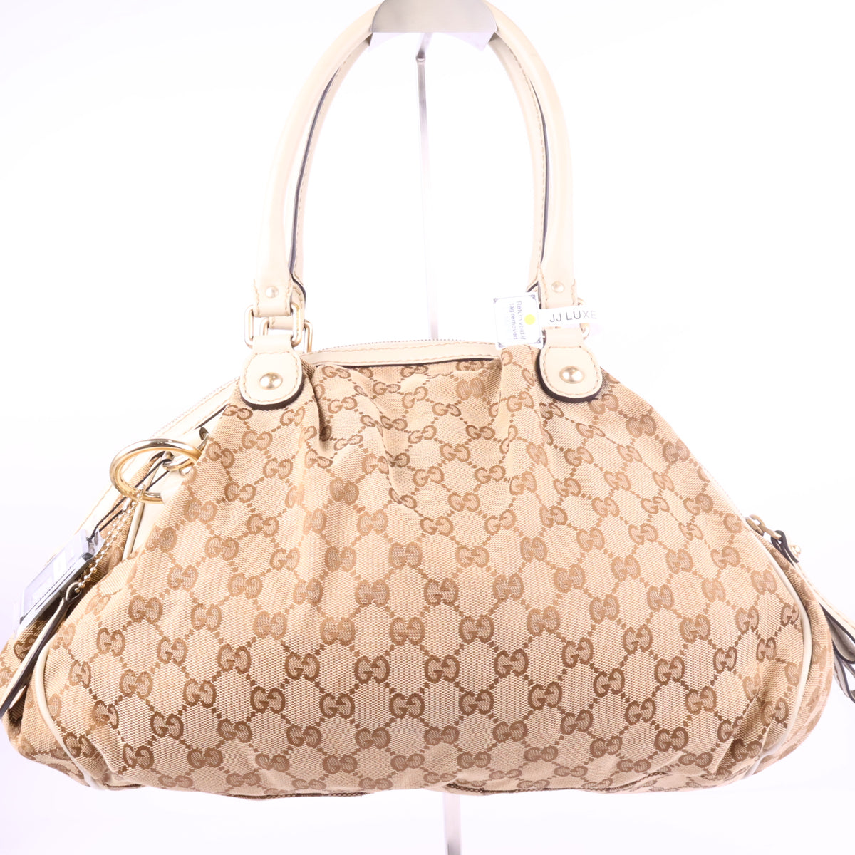 J2774 Gucci Shoulder Bag Sukey | Pre-Owned Excellent GG canvas
