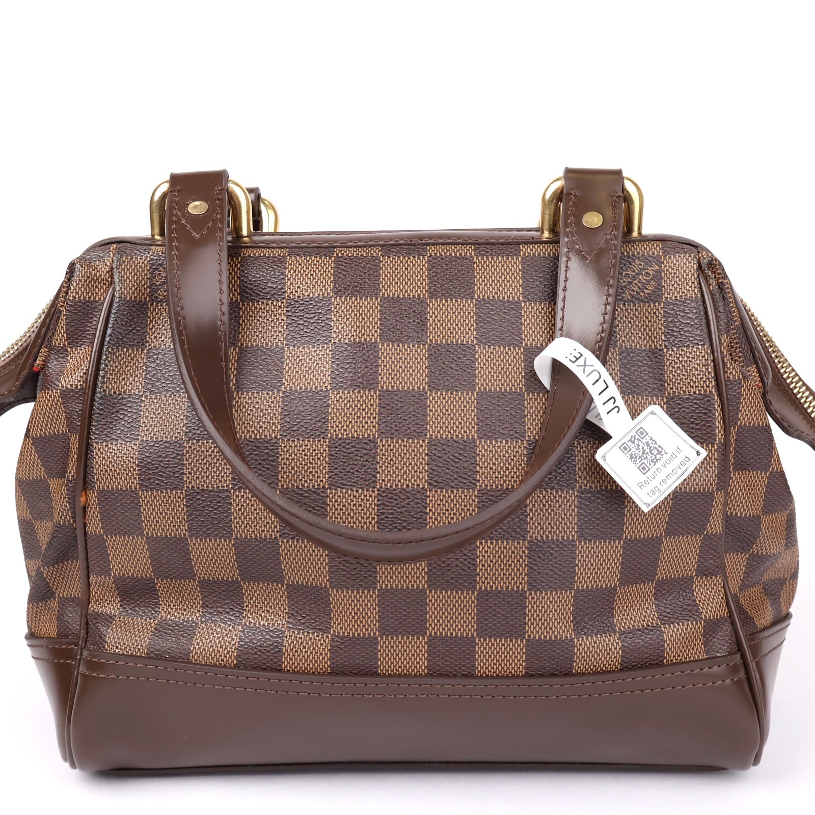 J1260 Louis Vuitton Handbag Damier Knightsbridge Ebene- Pre Owned