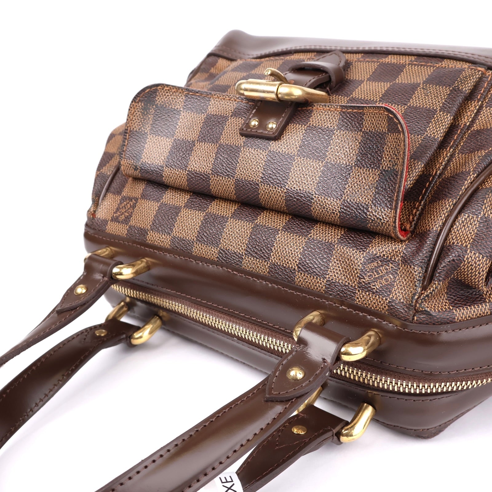 J1260 Louis Vuitton Handbag Damier Knightsbridge Ebene- Pre Owned