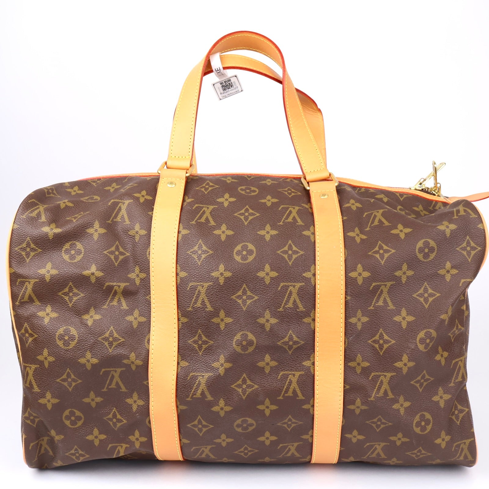 J1261 Louis Vuitton Brown Monogram Keepall 45 Leather- Pre Owned