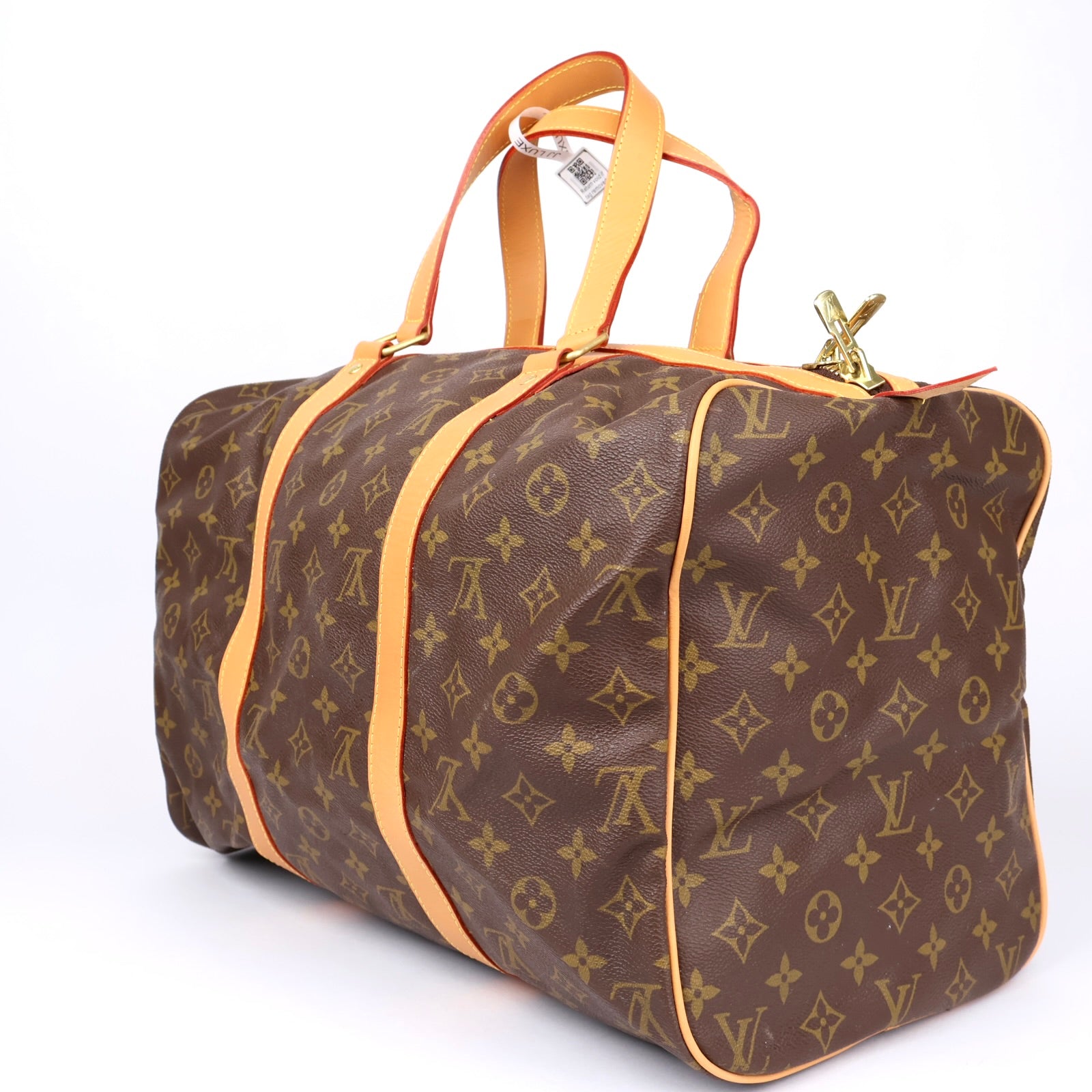 J1261 Louis Vuitton Brown Monogram Keepall 45 Leather- Pre Owned