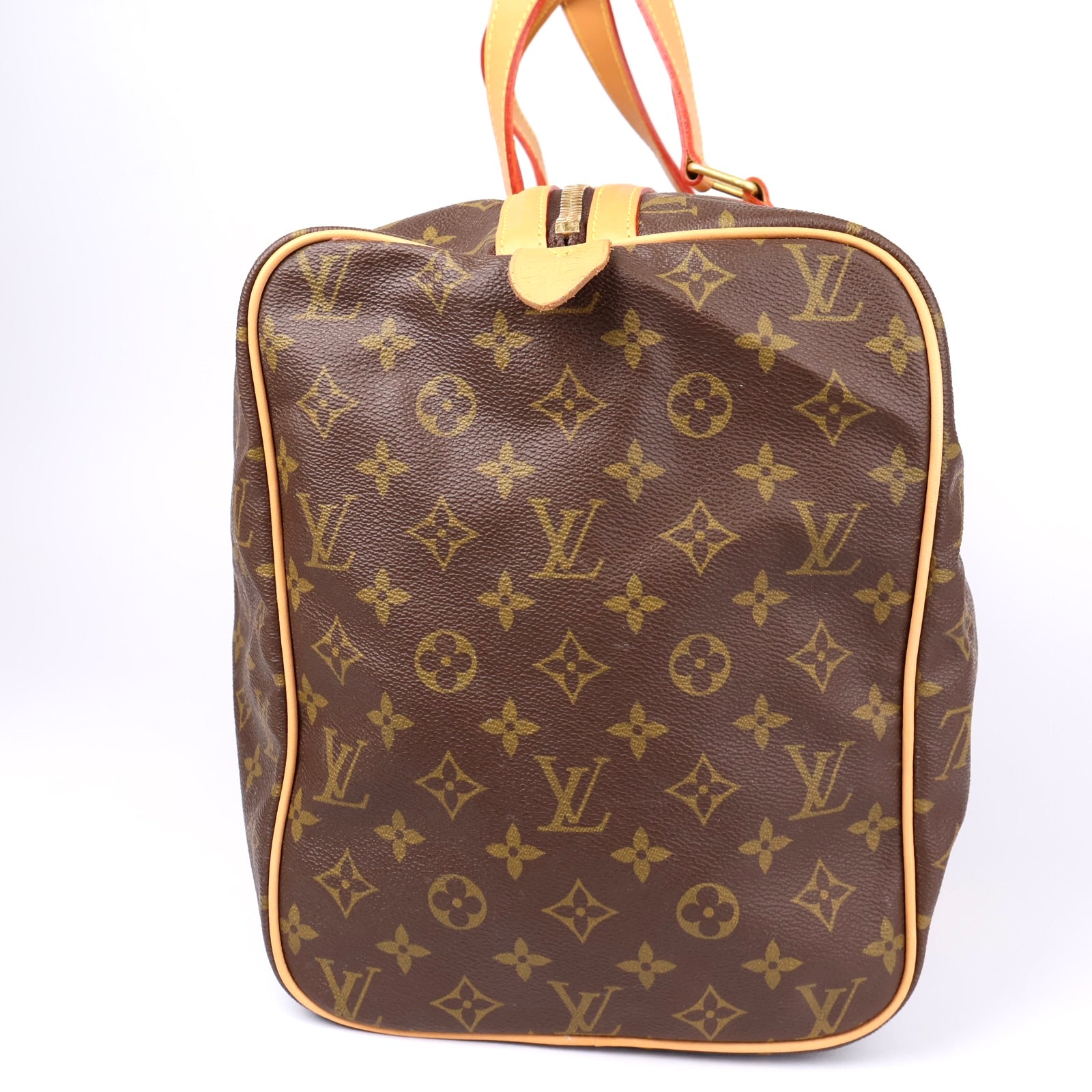 J1261 Louis Vuitton Brown Monogram Keepall 45 Leather- Pre Owned