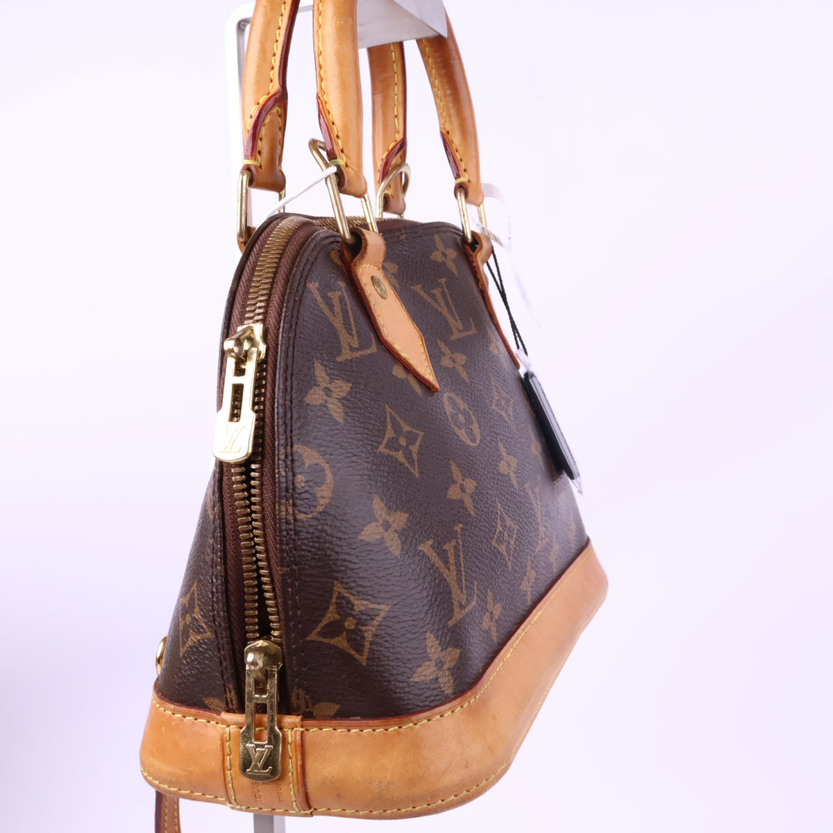J2778 Louis Vuitton Top Handle Bag Alma BB | Pre-Owned Excellent Brown Monogram canvas