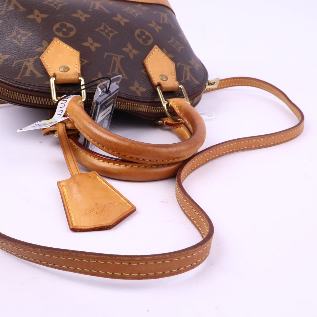 J2778 Louis Vuitton Top Handle Bag Alma BB | Pre-Owned Excellent Brown Monogram canvas