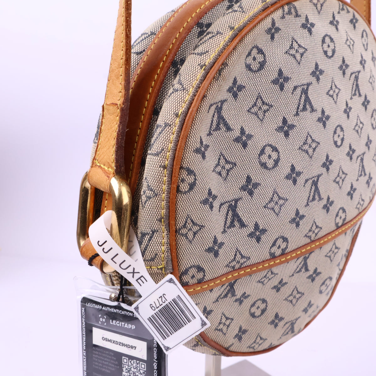 J2779 Louis Vuitton Crossbody Bag Mini Lin Jeanne | Pre-Owned Excellent Mini Lin canvas