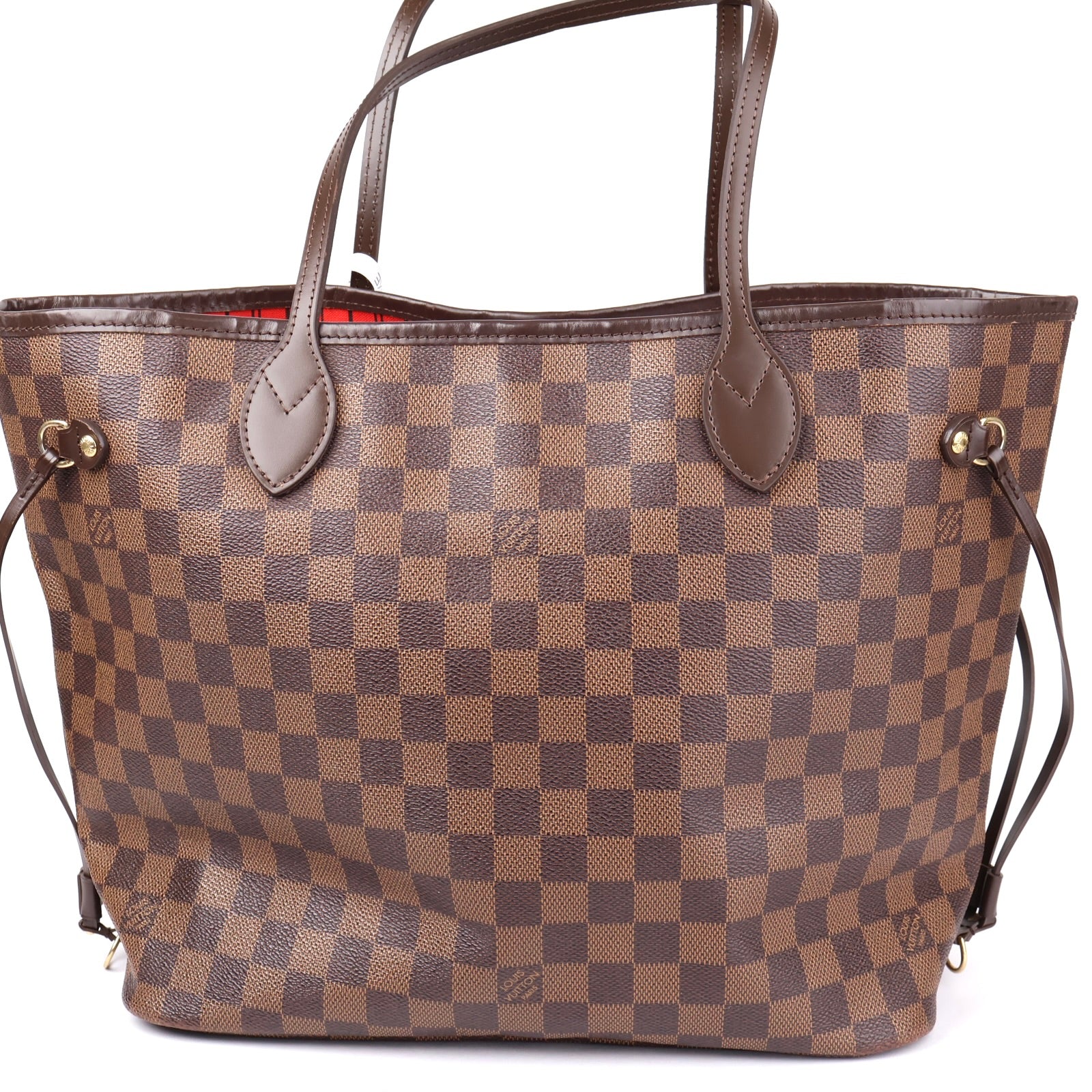 J1257 Louis Vuitton Pre-Owned Neverfull Damier MM Tote Bag- Pre Owned