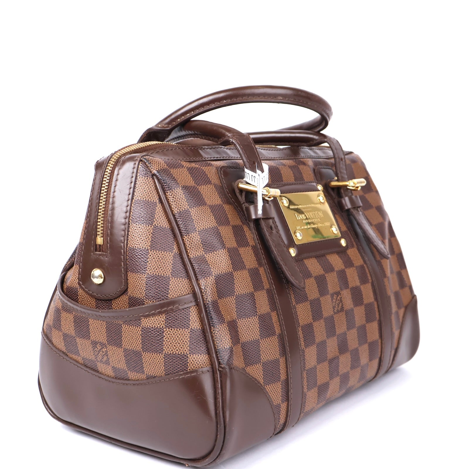 J1256 Louis Vuitton Damier Ebene Canvas Berkeley Bag- Pre Owned