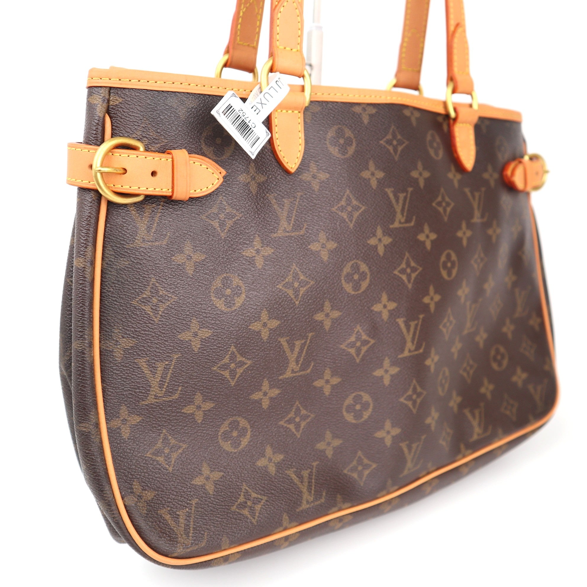 Louis Vuitton Monogram Canvas Batignolles Horizontal Shoulder Bag C1752R | Pre-Owned Excellent Brown Monogram Canvas