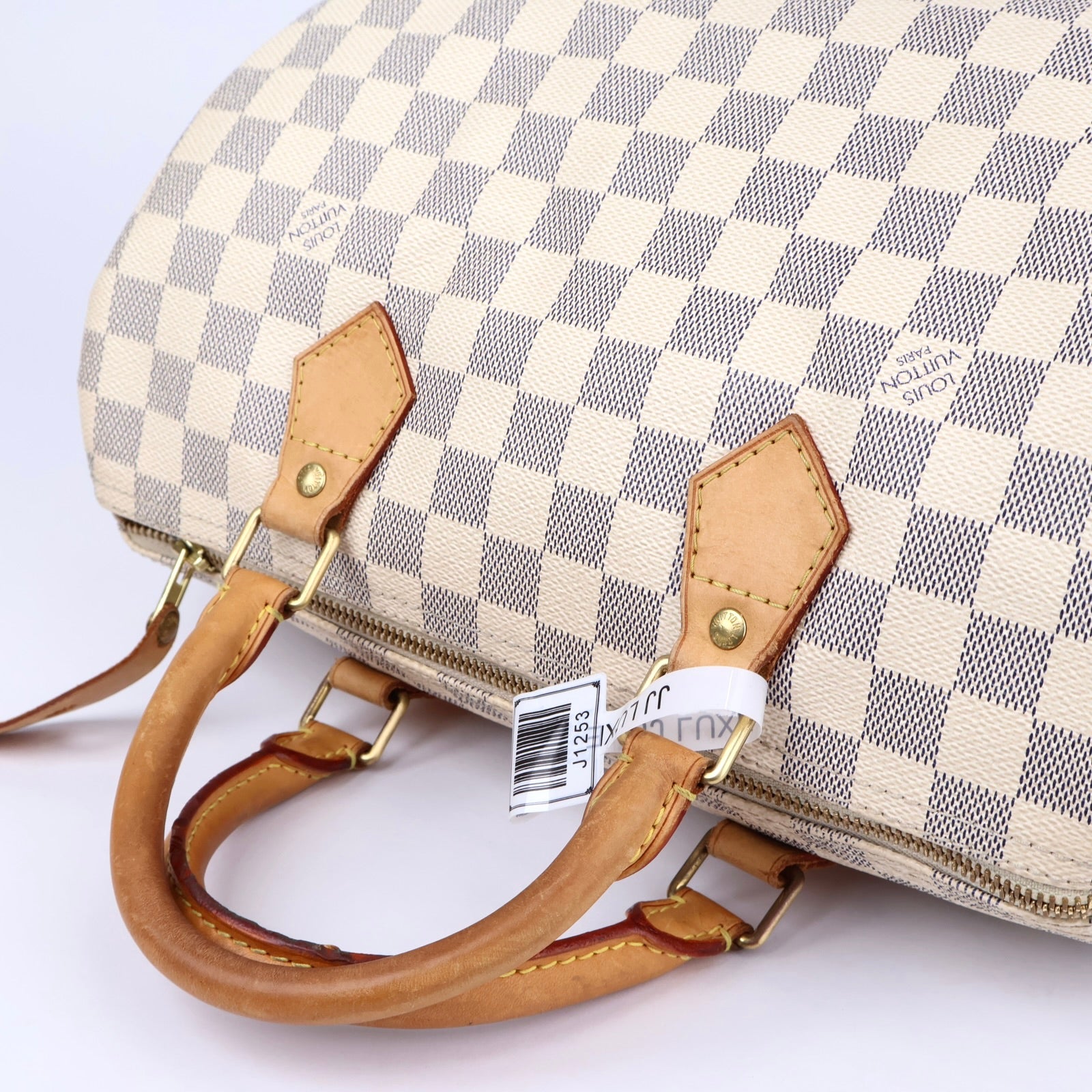 J1253 Louis Vuitton Damier Azur Speedy 30- Pre Owned