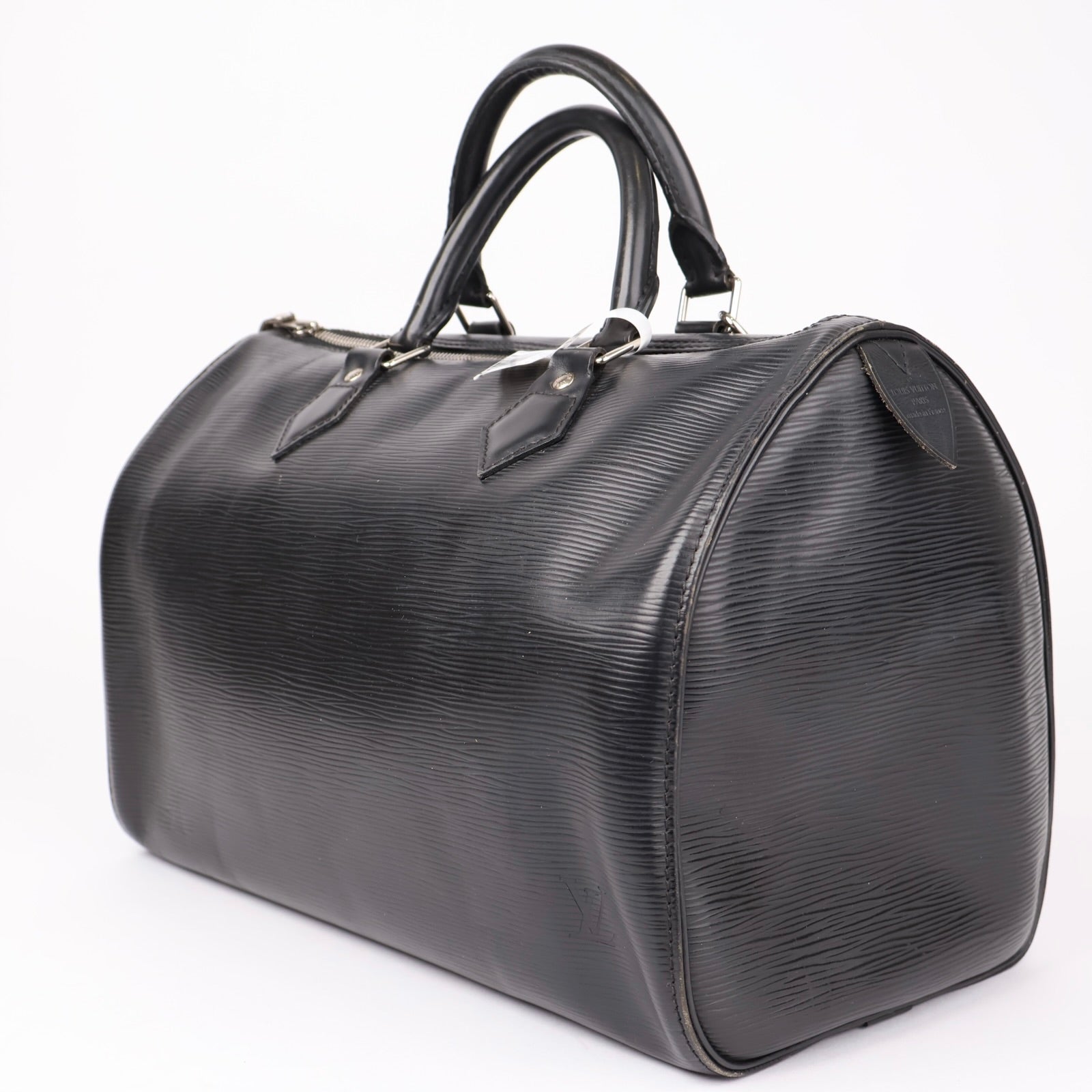 J1251 Louis Vuitton Black Epi Leather Speedy Bag 30- Pre Owned