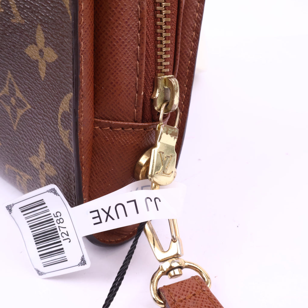 J2785 Louis Vuitton Clutch Orsay | Pre-Owned Like New Brown Monogram canvas