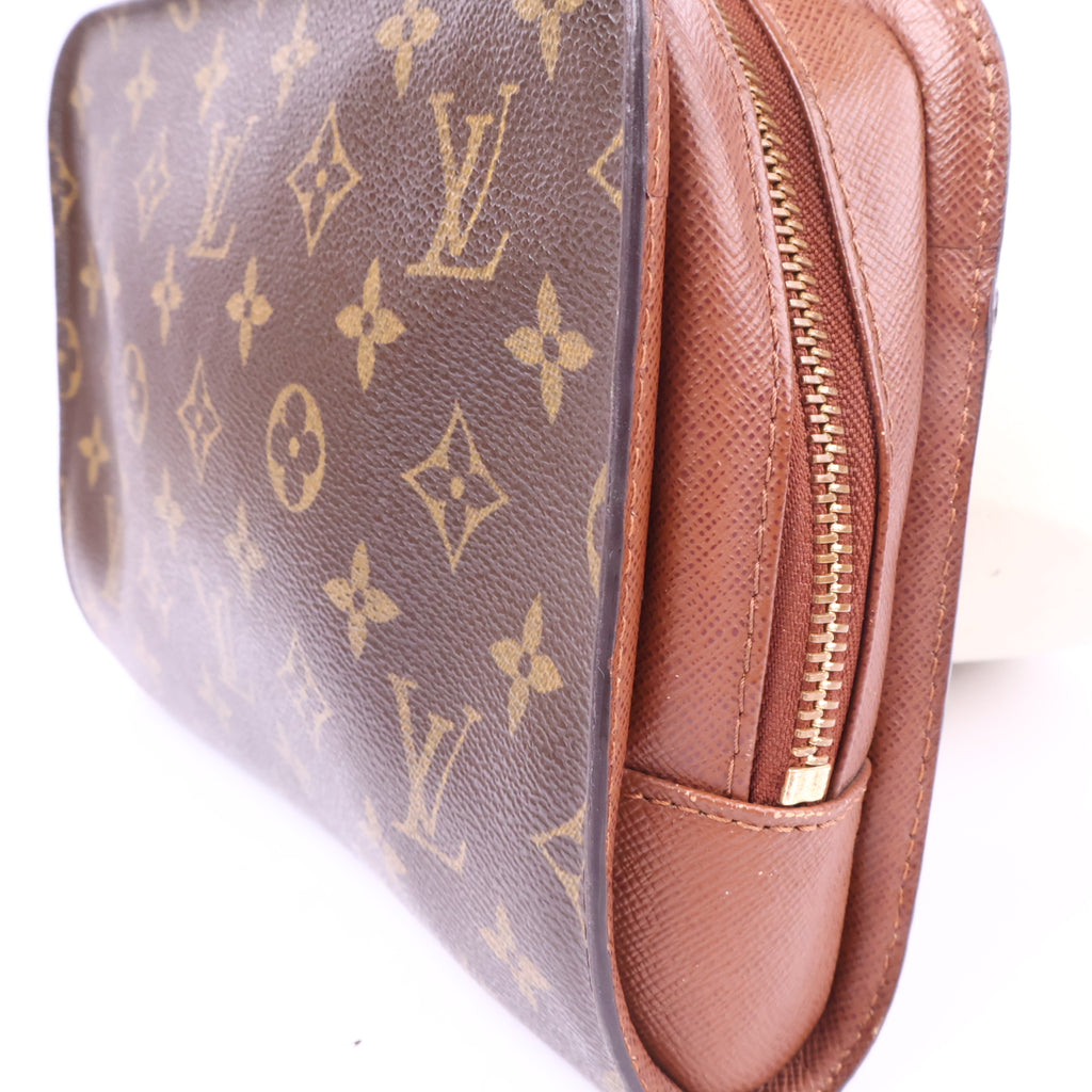 J2785 Louis Vuitton Clutch Orsay | Pre-Owned Like New Brown Monogram canvas