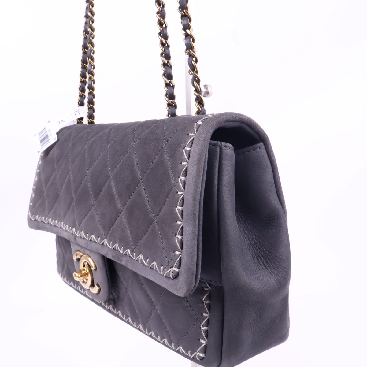 J2784 Chanel Shoulder Bag Happy Stitch | Pre-Owned Like New Nubuck leather