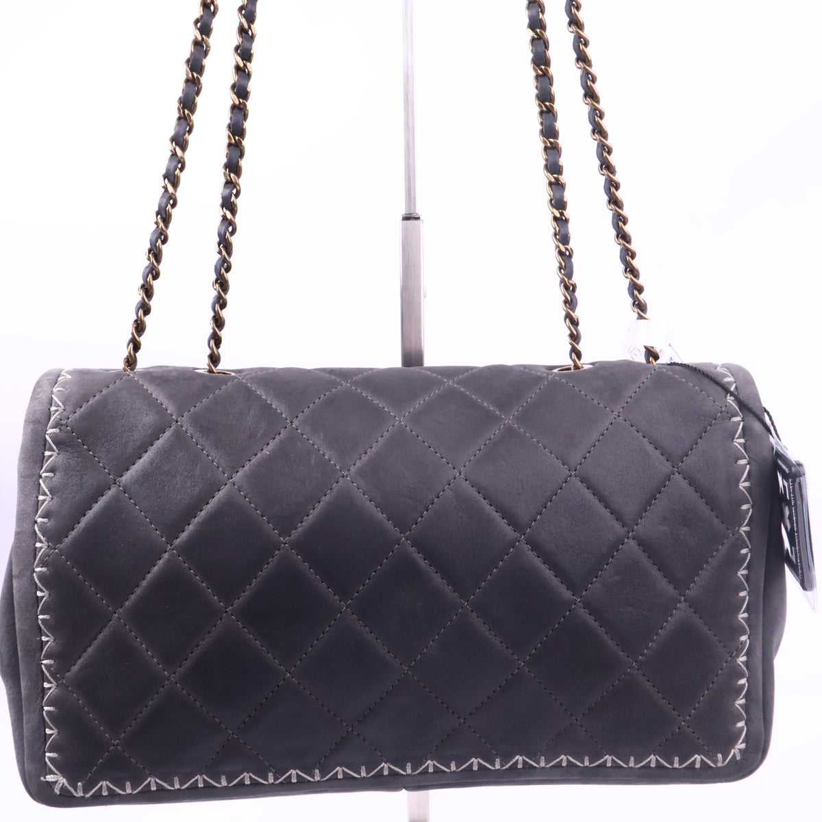 J2784 Chanel Shoulder Bag Happy Stitch | Pre-Owned Like New Nubuck leather