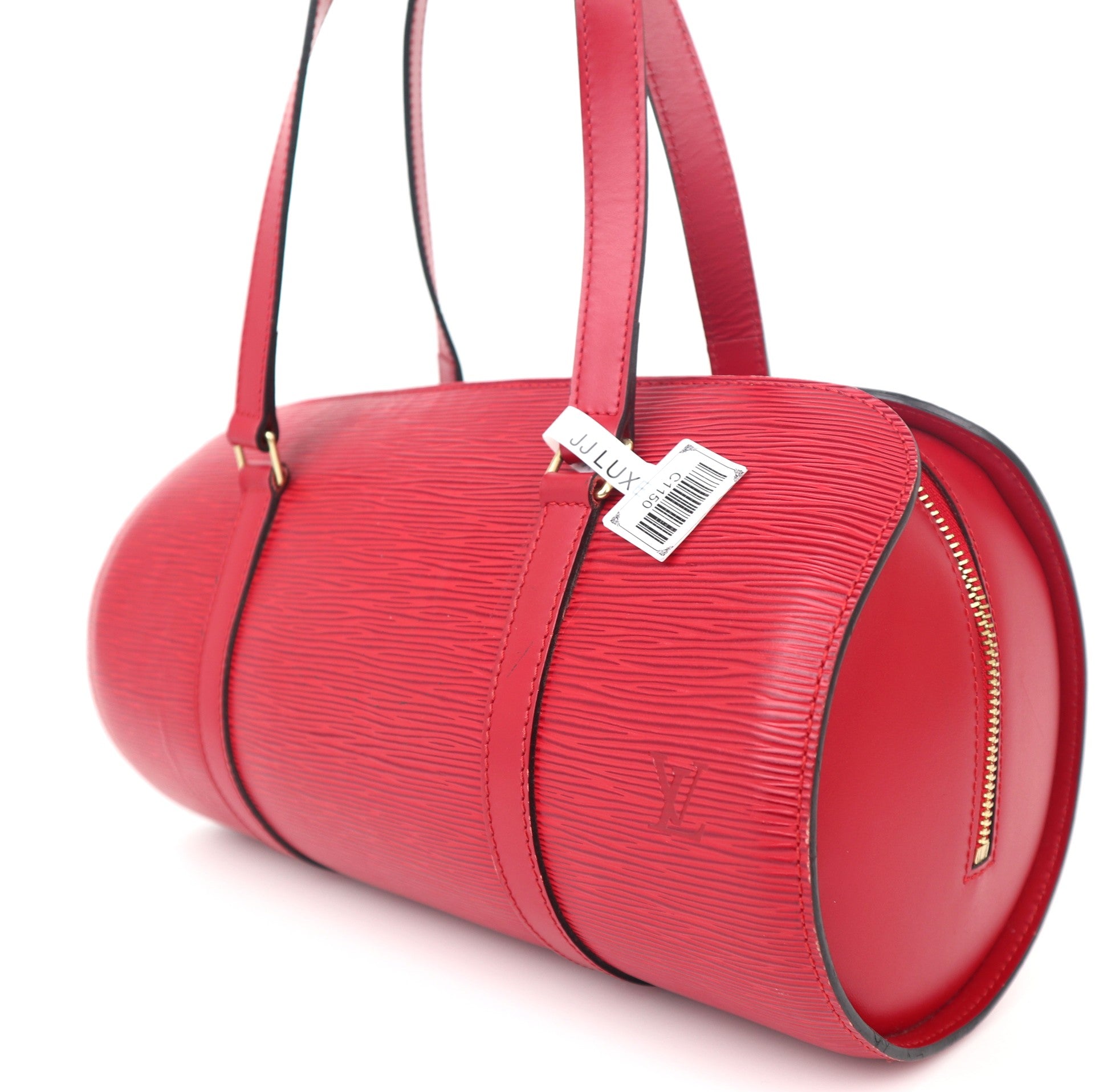 C1150 Louis Vuitton Epi Soufflot Castillan Red-Pre Owned