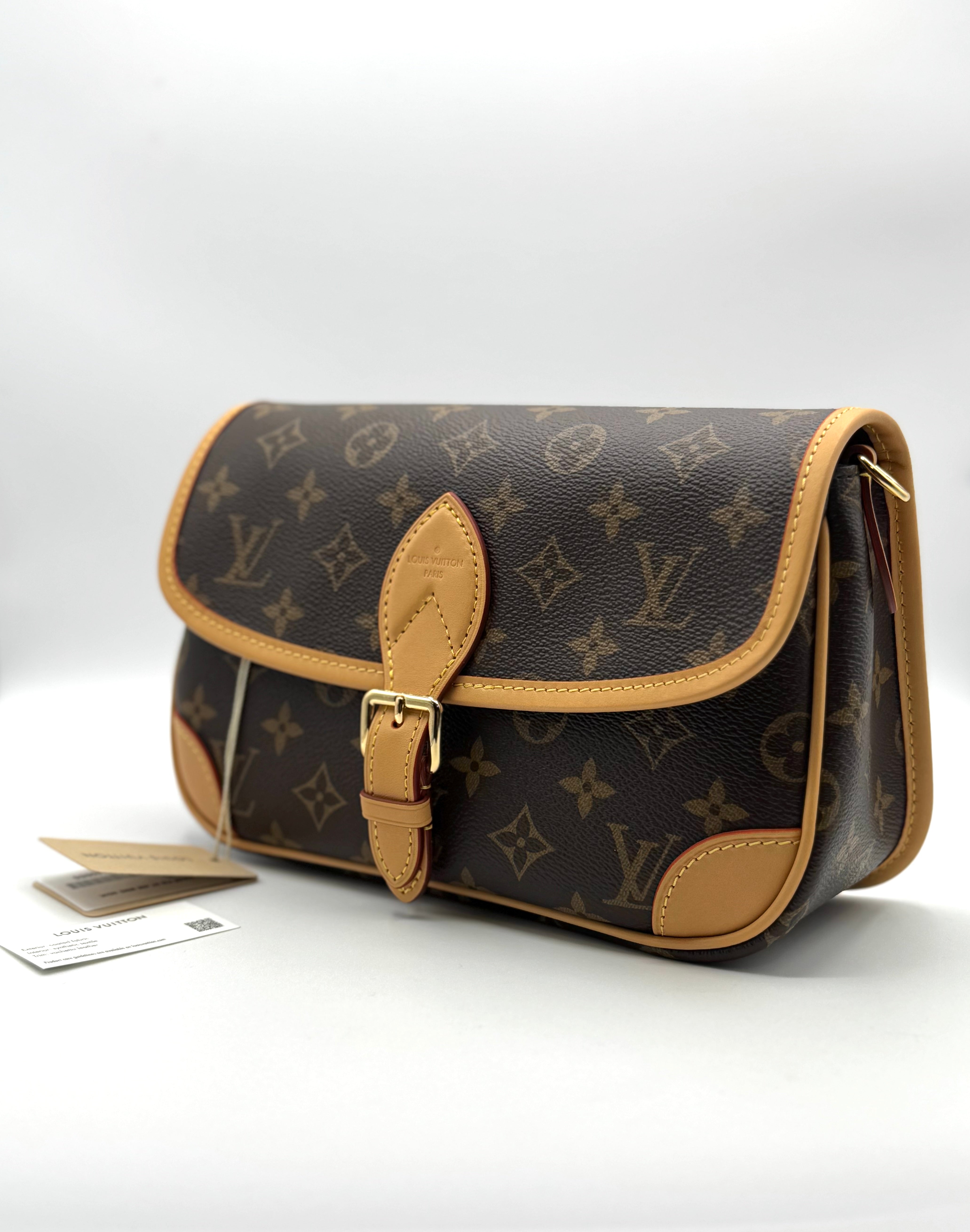 Louis Vuitton Diane Canvas Shoulder Bag