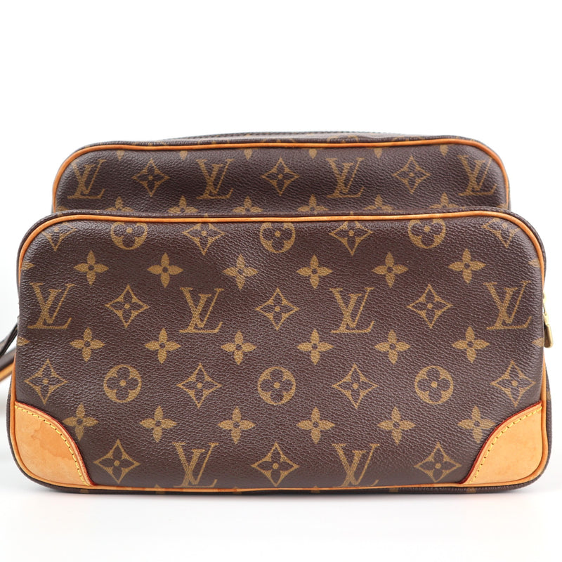 Louis Vuitton Monogram Canvas Nile Shoulder Bag C1758 | Pre-Owned Very Good Brown Monogram Canvas