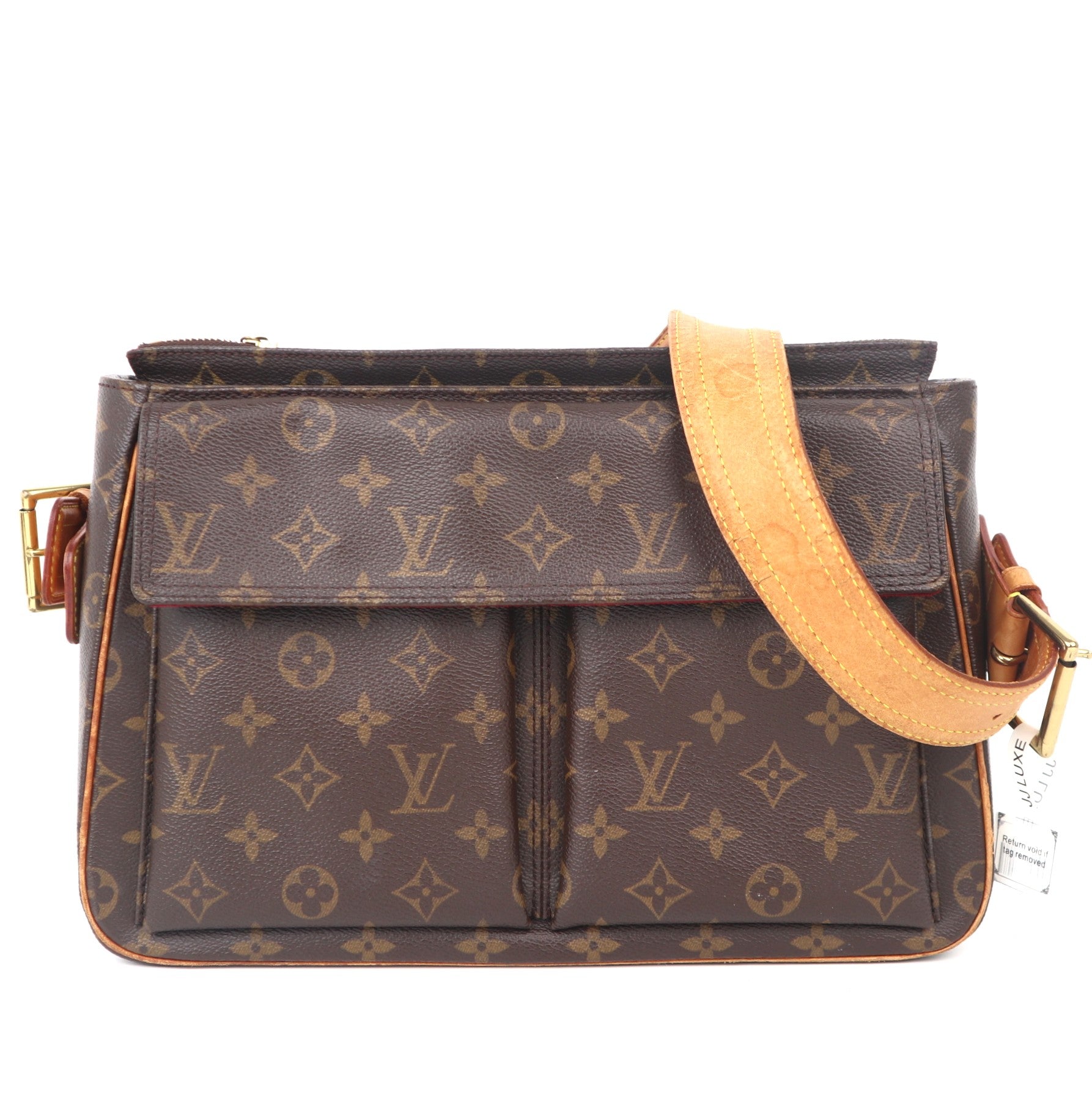 C1152 Louis Vuitton Monogram Viva-cite GM Shoulder Bag-Pre Owned