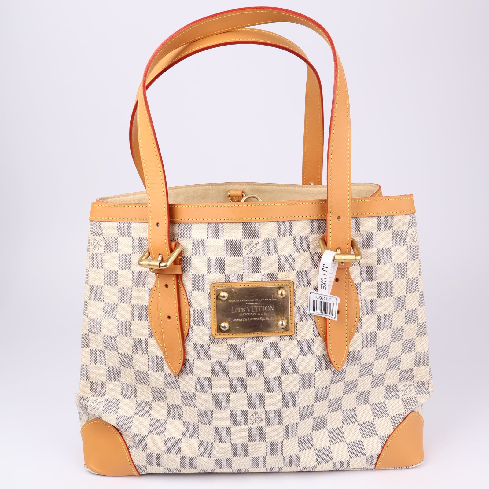 J1269 LOUIS VUITTON Damier Azur Hampstead MM Bag - Pre Owned